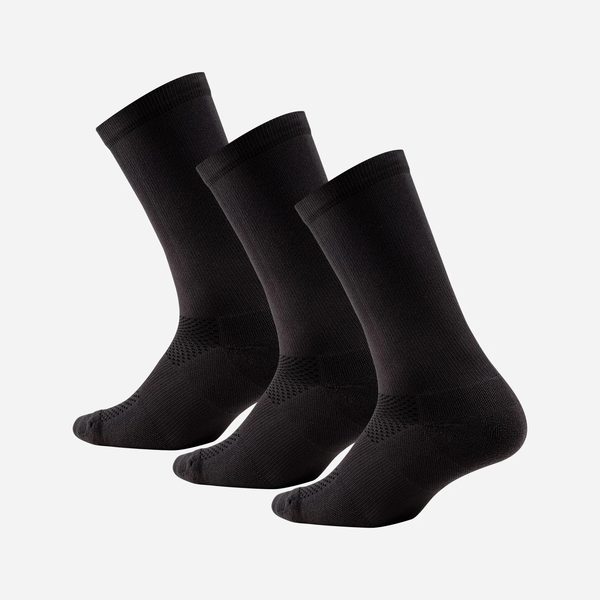 Pro Crew Sock: Black 3 Pack sold by BN3TH product image thumbnail 3