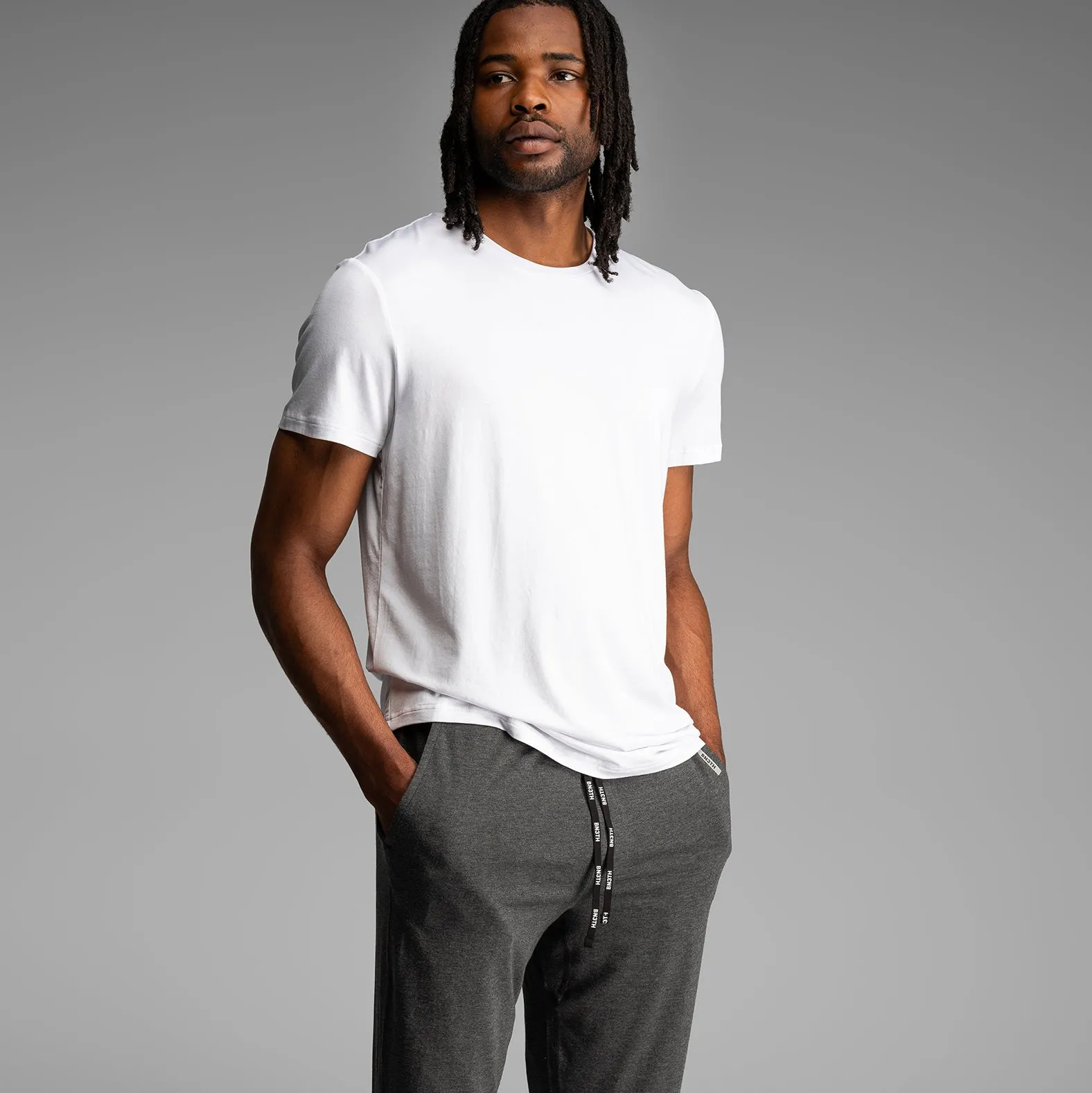Essentials Lounge Pant : Heather Shadow sold by BN3TH product image thumbnail 4