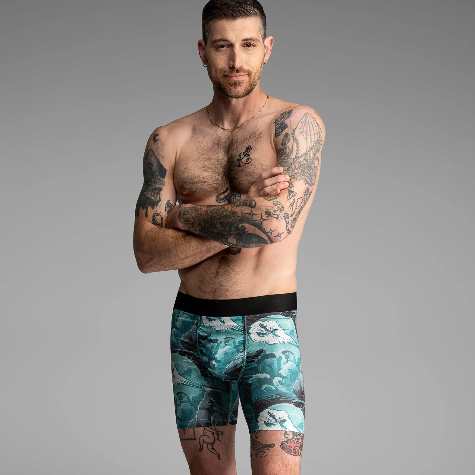 Pro Agua X Boxer Brief : Godzilla Canton sold by BN3TH product image thumbnail 2