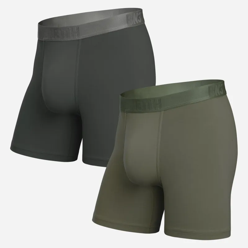 Classic Essentials Boxer Brief : Smoke Green/Fatigue 2 Pack sold by BN3TH