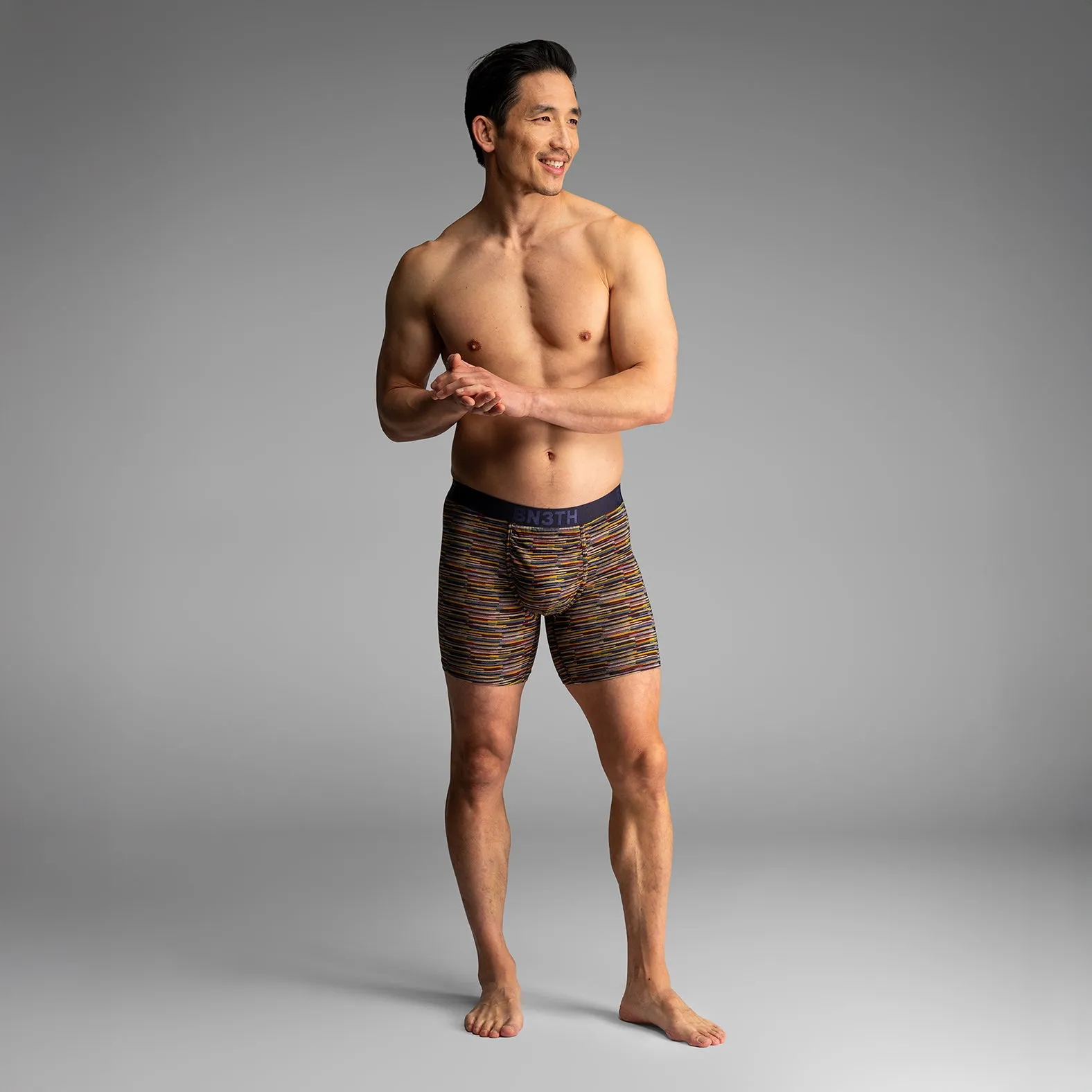 Classic Icon Boxer Brief : Fuzzy Stripe Sand sold by BN3TH product image thumbnail 3