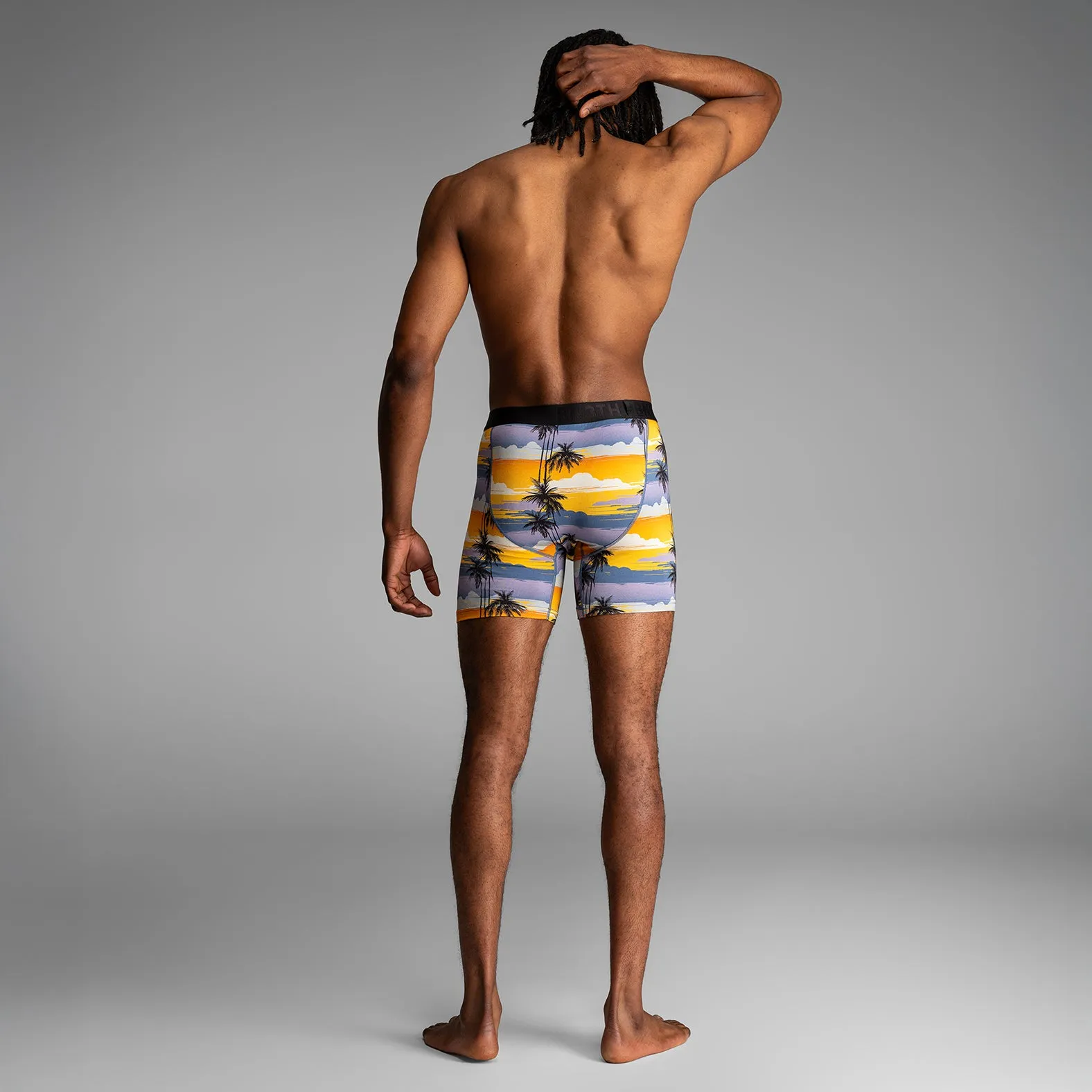 Classic Boxer Brief : Palm Tree Horizon Mimosa sold by BN3TH product image thumbnail 5