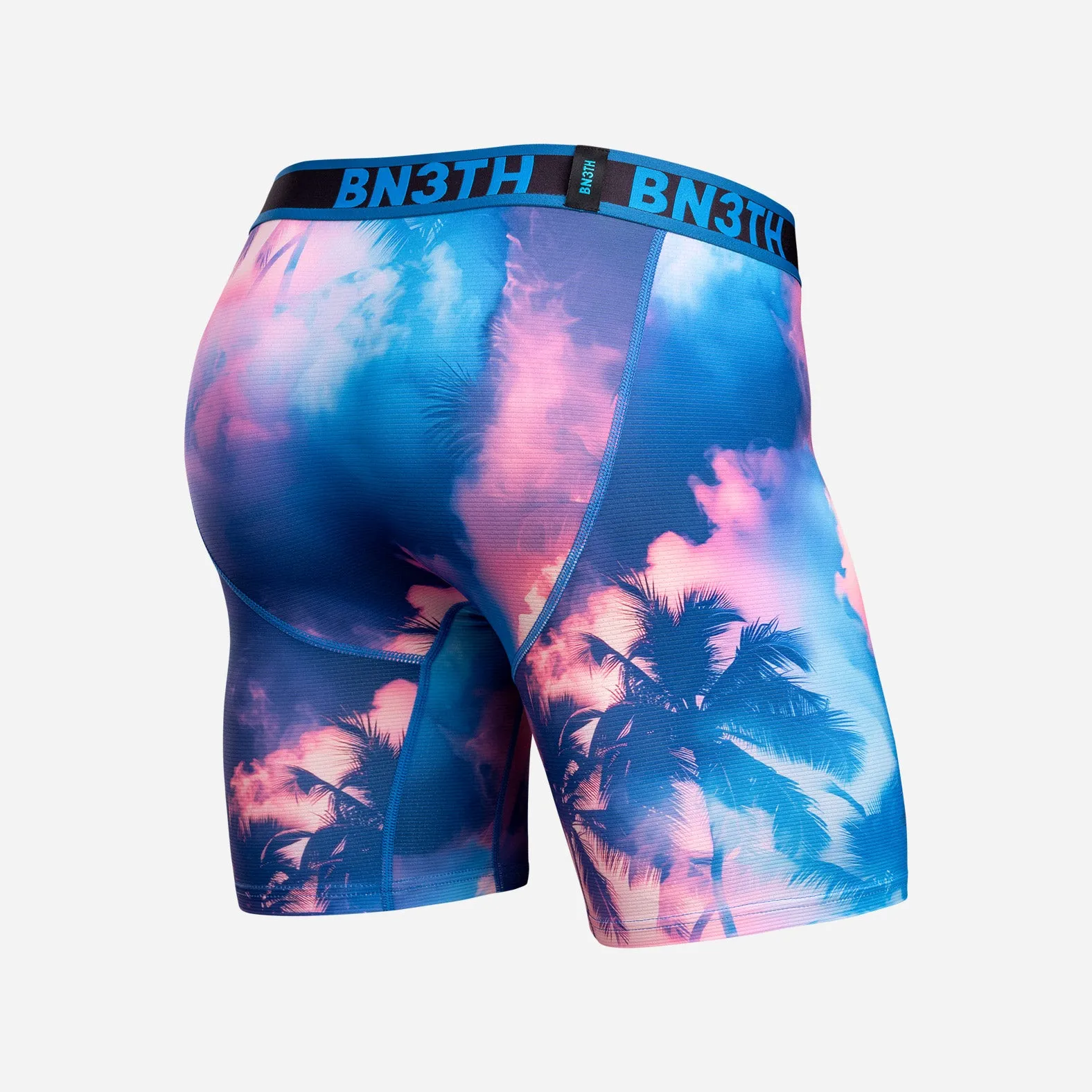 Pro Flex Max Boxer Brief: Smokey Palms-Blue Lolite sold by BN3TH product image thumbnail 3
