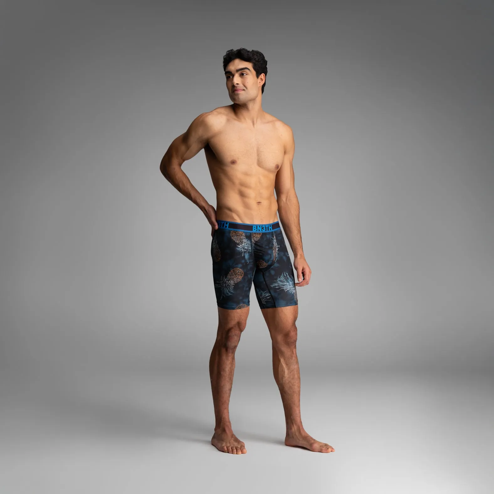 Pro Flex Max Boxer Brief: Tie Dye Pineapple Ombre-Navy sold by BN3TH product image thumbnail 4