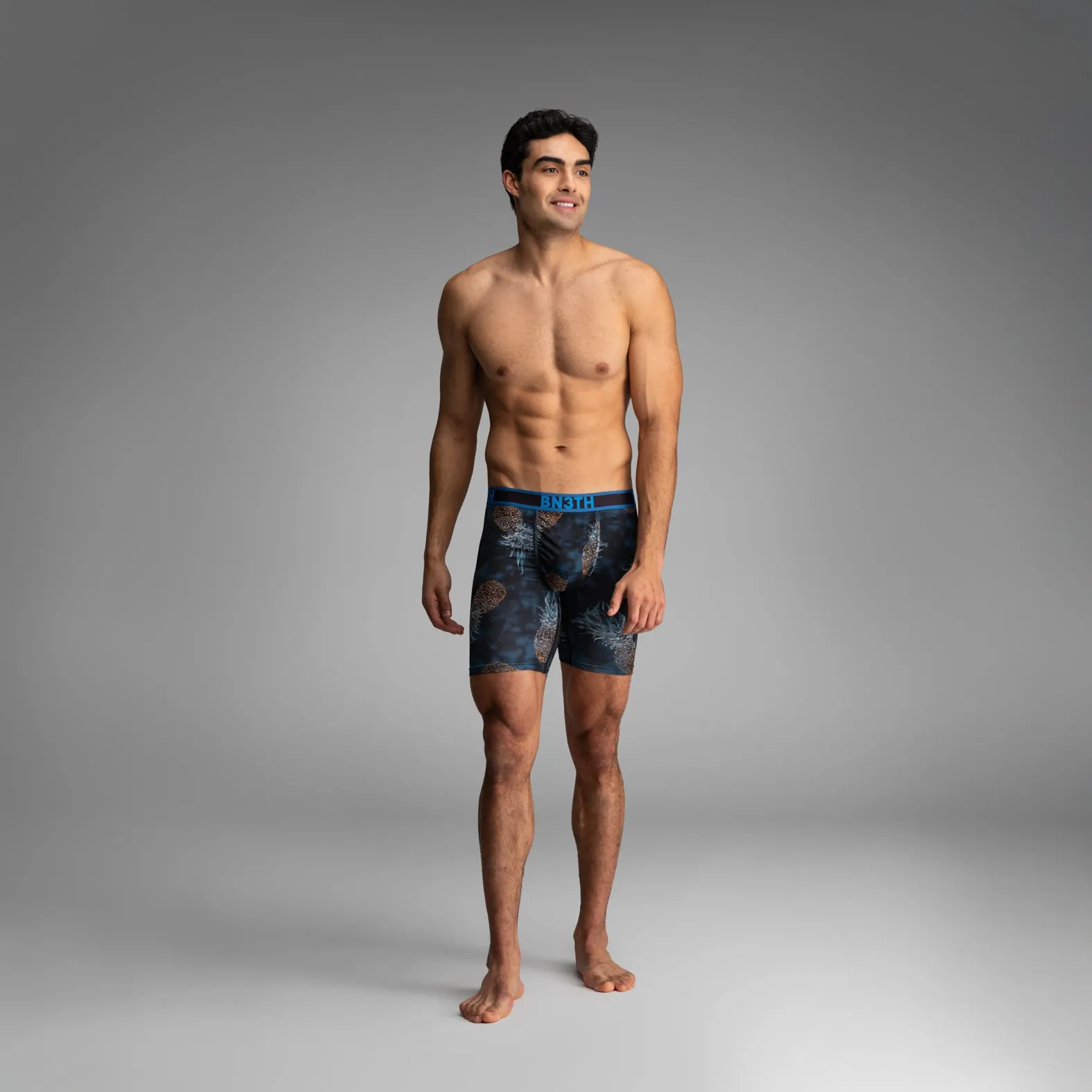 Pro Flex Max Boxer Brief: Tie Dye Pineapple Ombre-Navy sold by BN3TH product image thumbnail 2