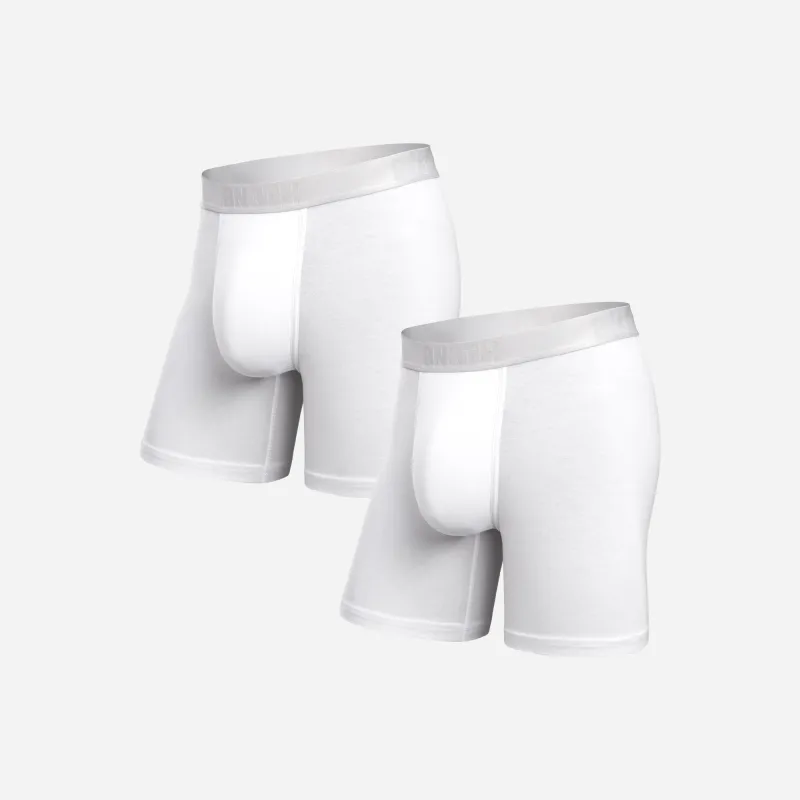 Essentials Boxer Brief : White 2 Pack made by BN3TH