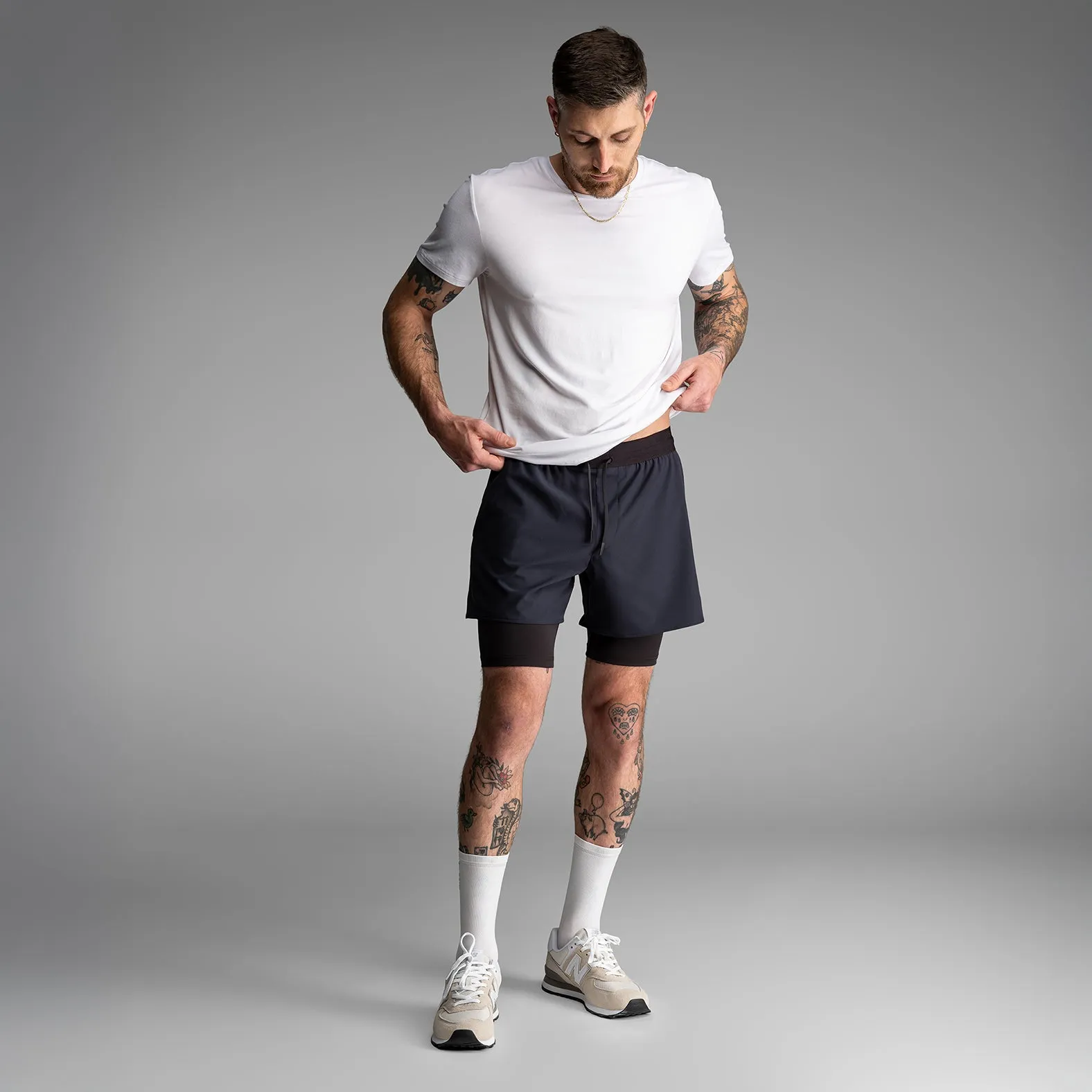 Session 5" Training Short 2N1 : Midnight Blue sold by BN3TH product image thumbnail 2