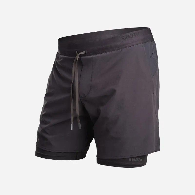 Session 7" Training Short 2N1 : Black made by BN3TH