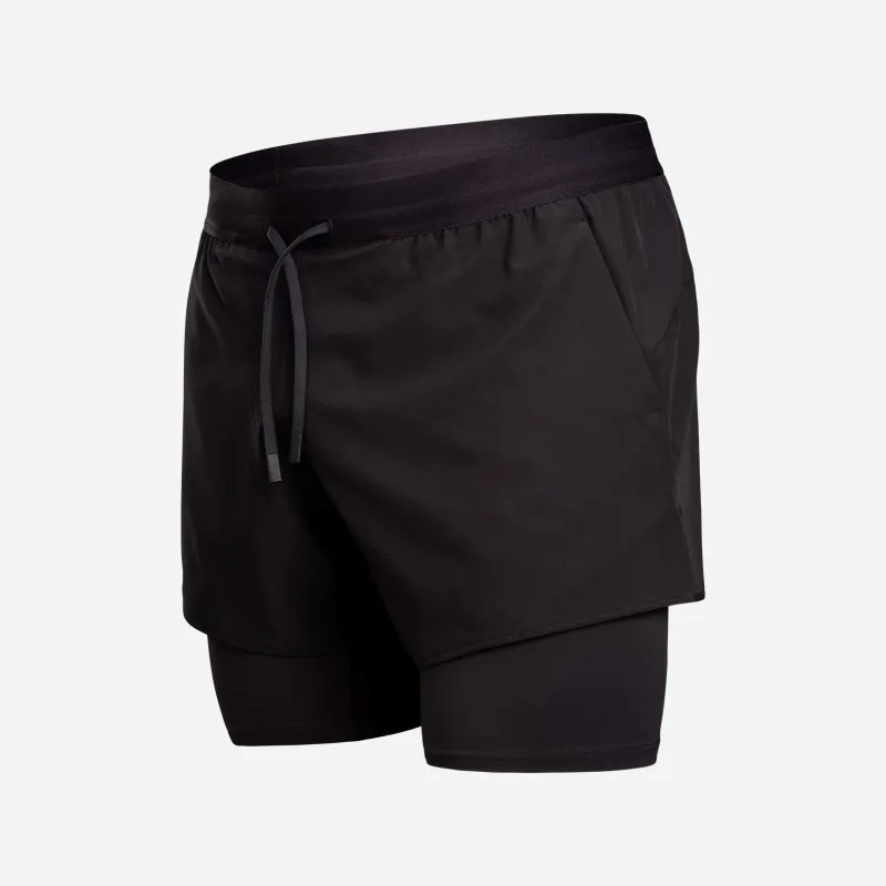 Session 5" Training Short 2N1 : Black made by BN3TH