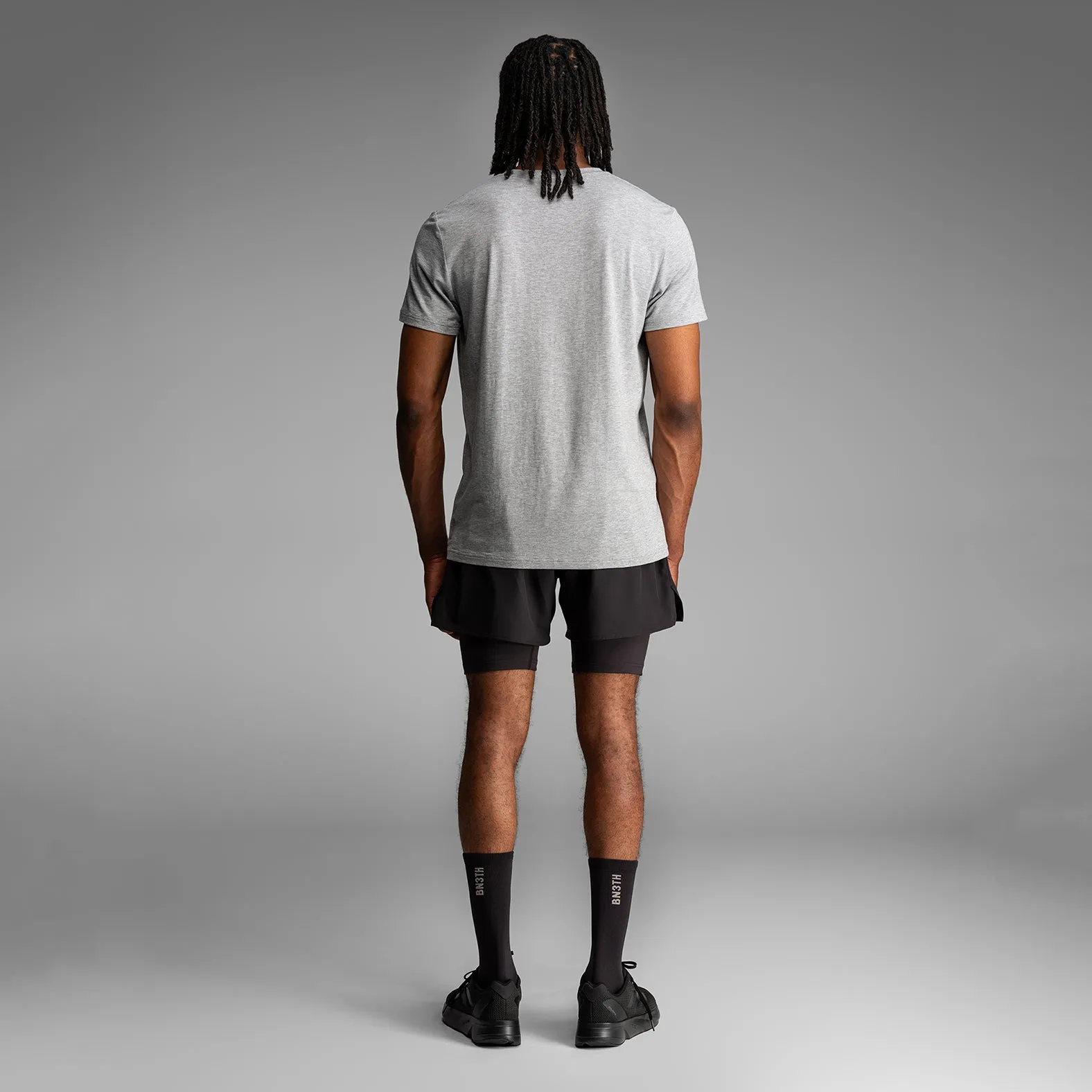 Essentials Crew T-Shirt : Heather Gray 2 Pack sold by BN3TH product image thumbnail 5