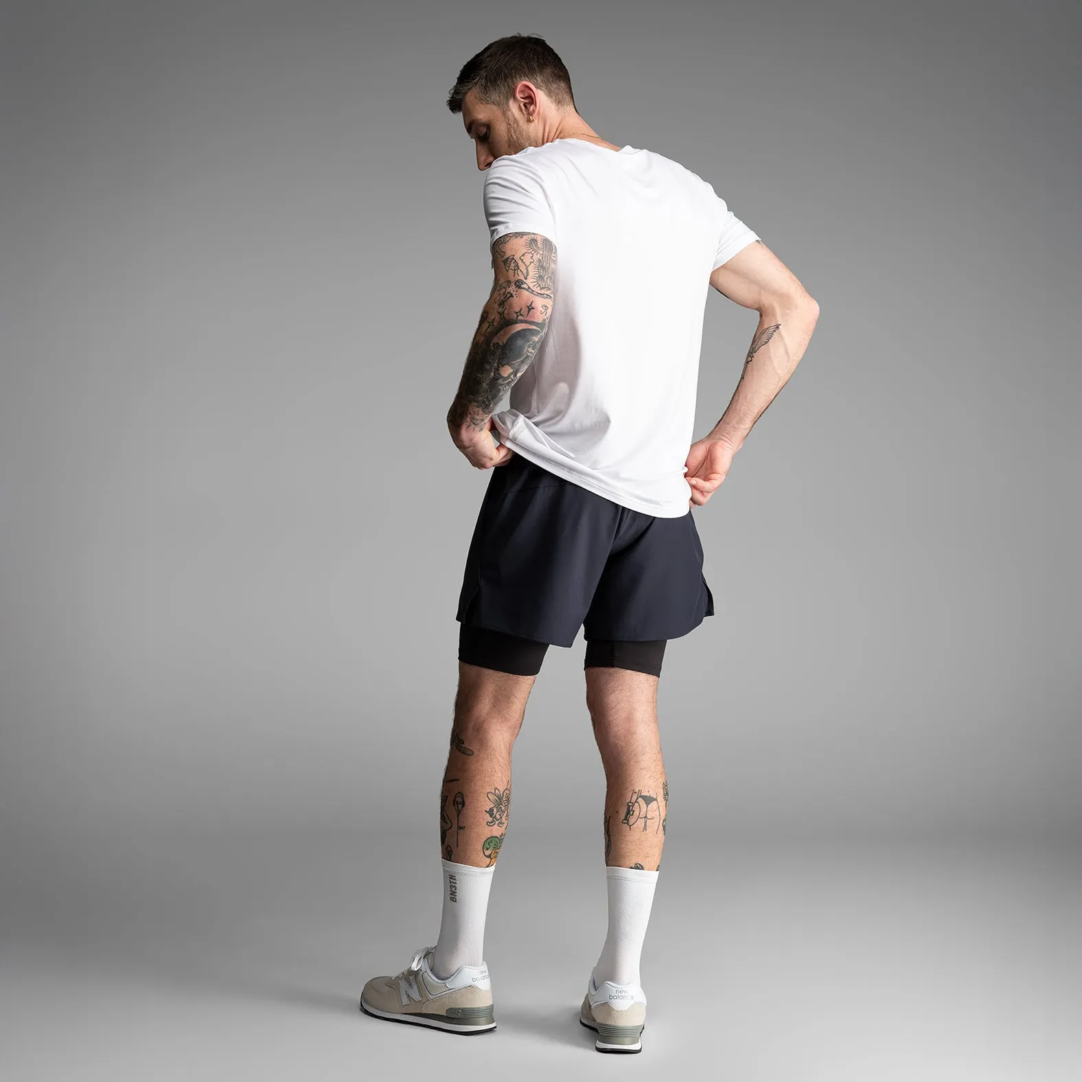 Essentials Crew T-Shirt : White 2 Pack sold by BN3TH product image thumbnail 5