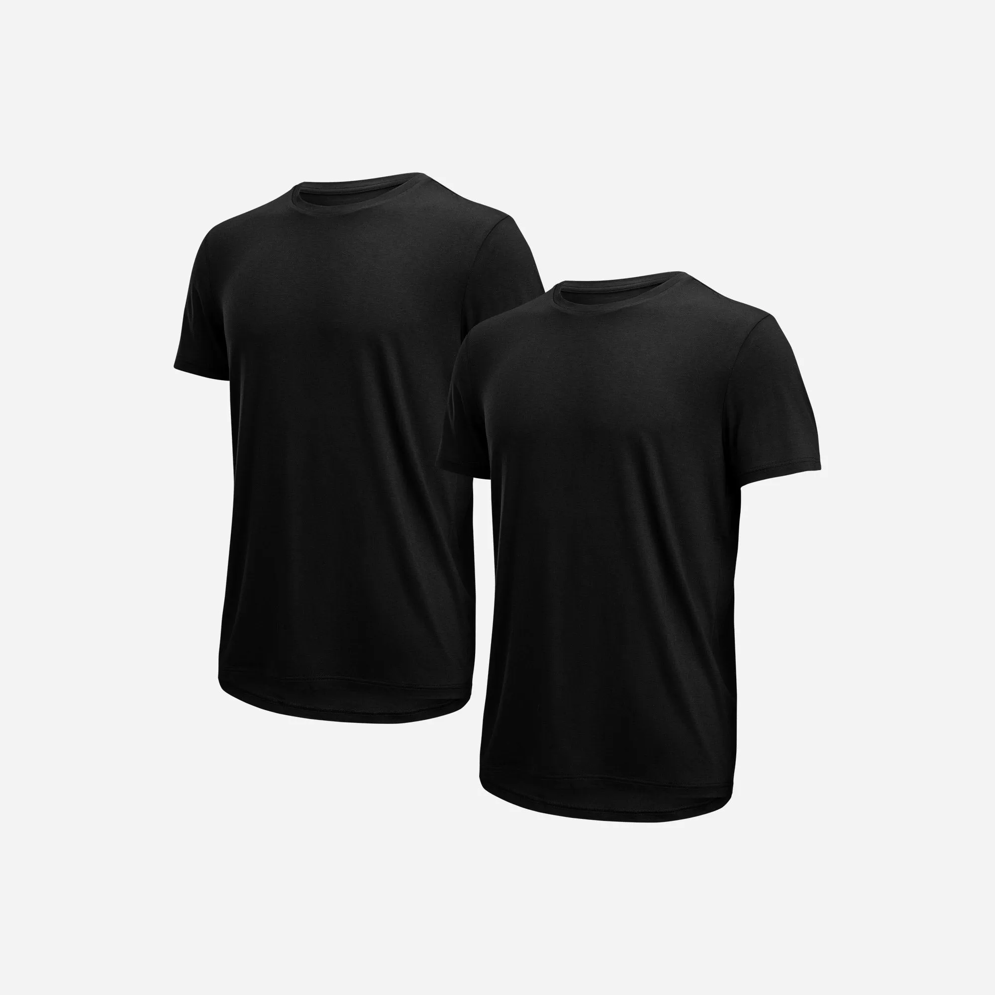 Essentials Crew T-Shirt : Black 2 Pack sold by BN3TH