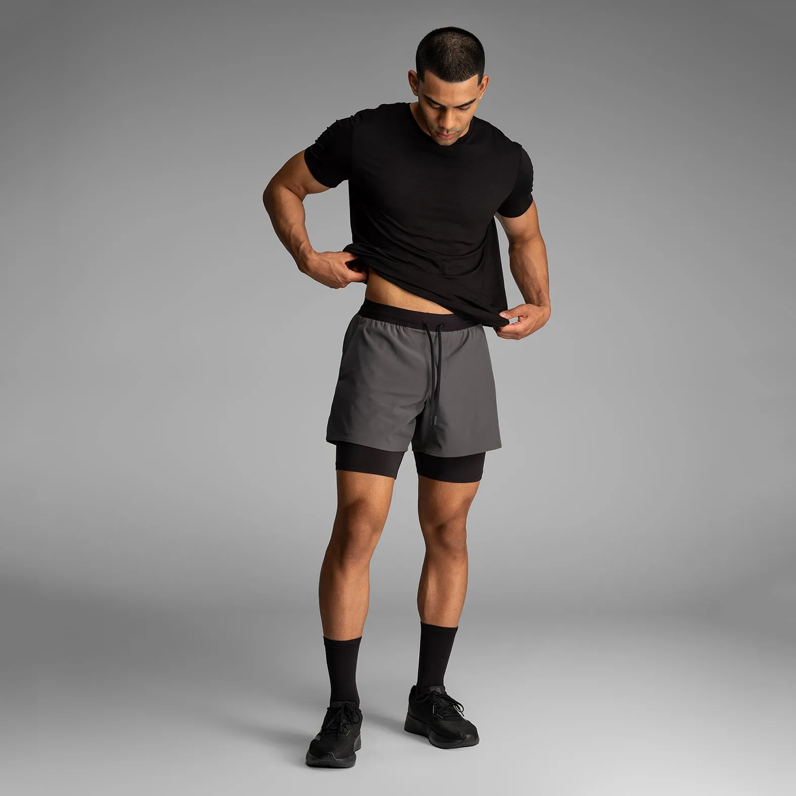 Essentials Crew T-Shirt : Black 2 Pack sold by BN3TH product image thumbnail 2