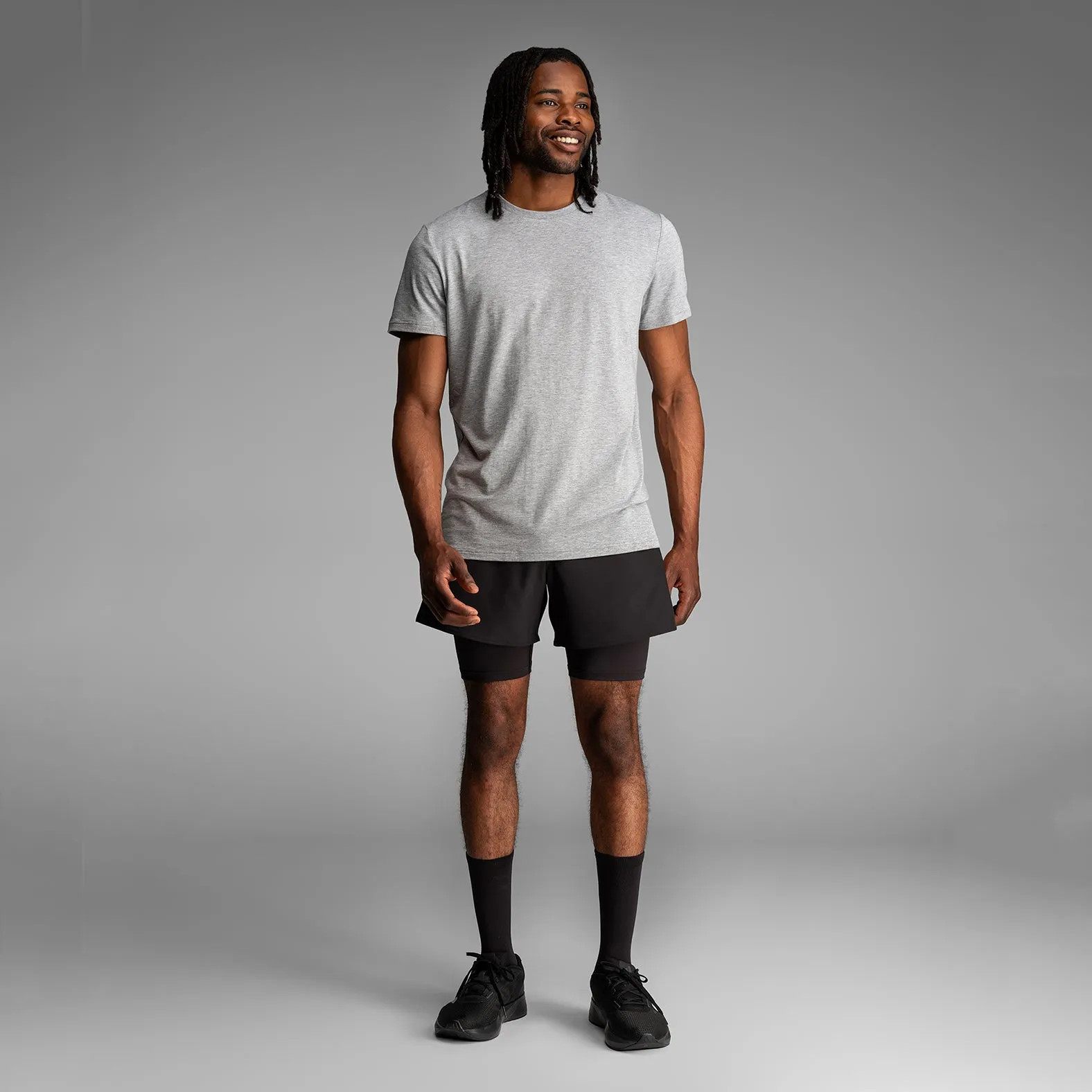 Essentials Crew T-Shirt : Heather Gray sold by BN3TH product image thumbnail 2