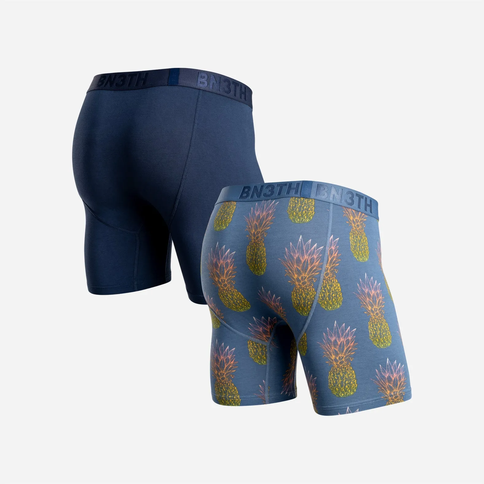 CLASSIC BOXER BRIEF: NAVY/PINEAPPLE FADE FOG 2 PACK sold by BN3TH product image thumbnail 3