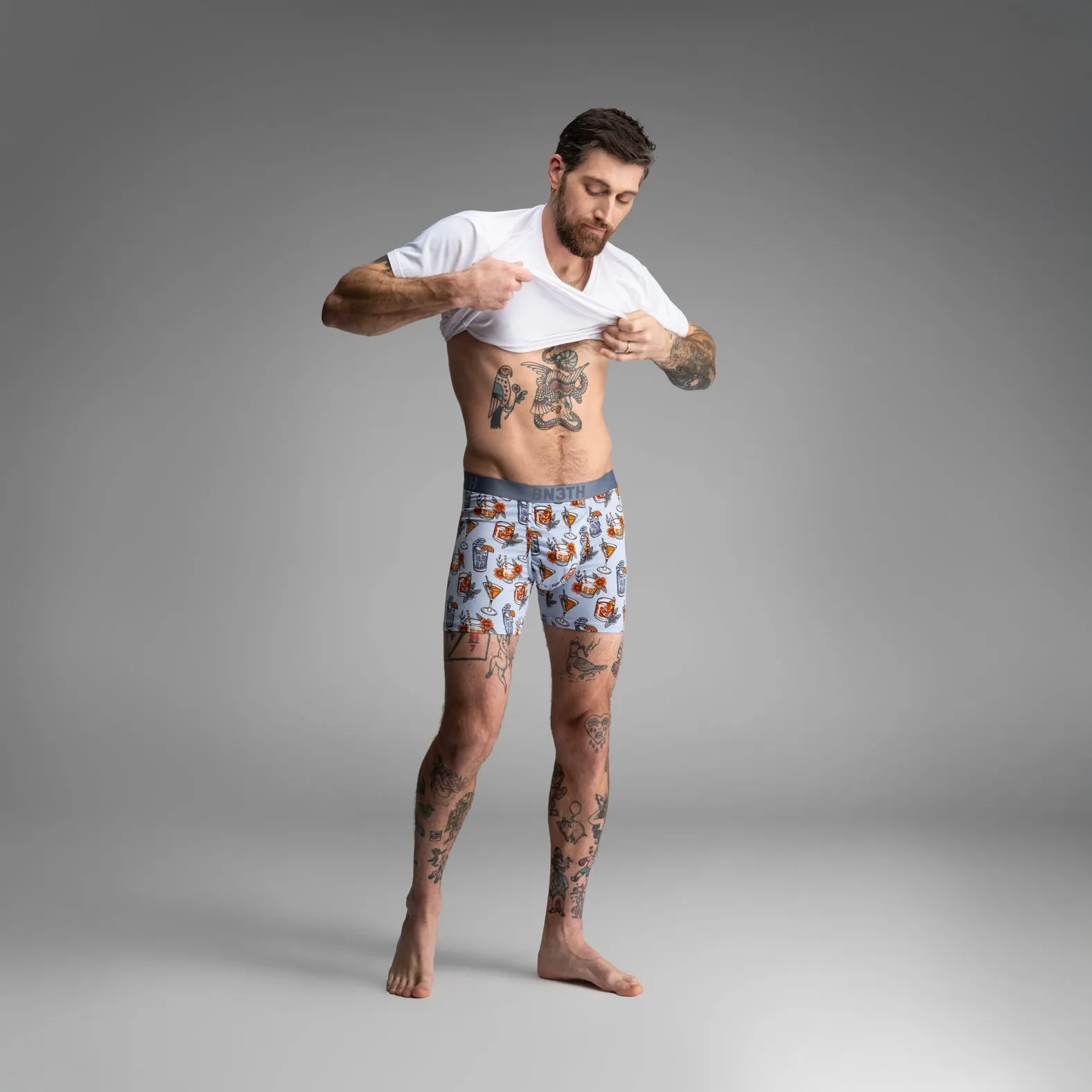 Essentials Boxer Brief: Prohibition - Blue sold by BN3TH product image thumbnail 5