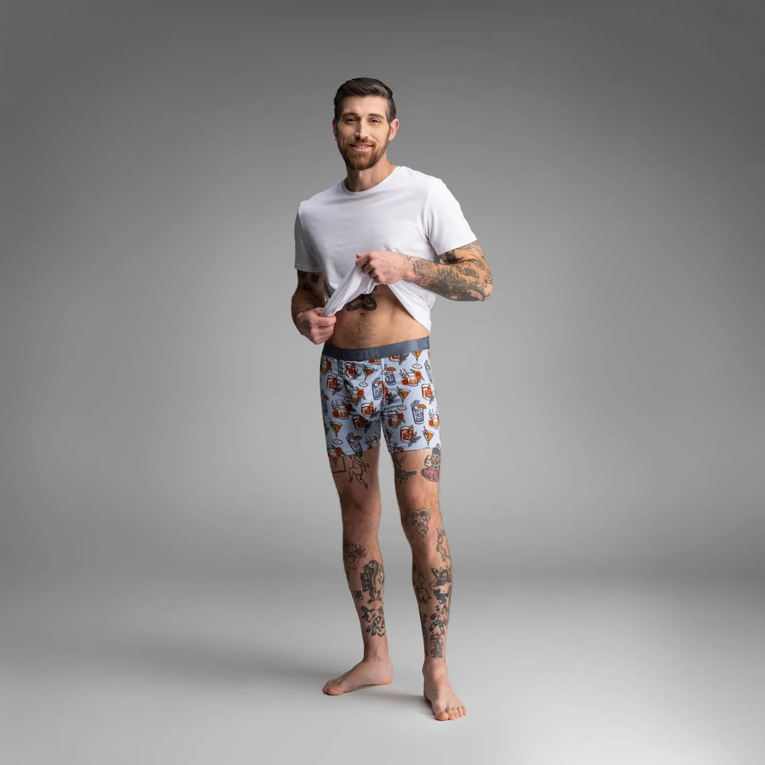 Essentials Boxer Brief: Prohibition - Blue sold by BN3TH product image thumbnail 2