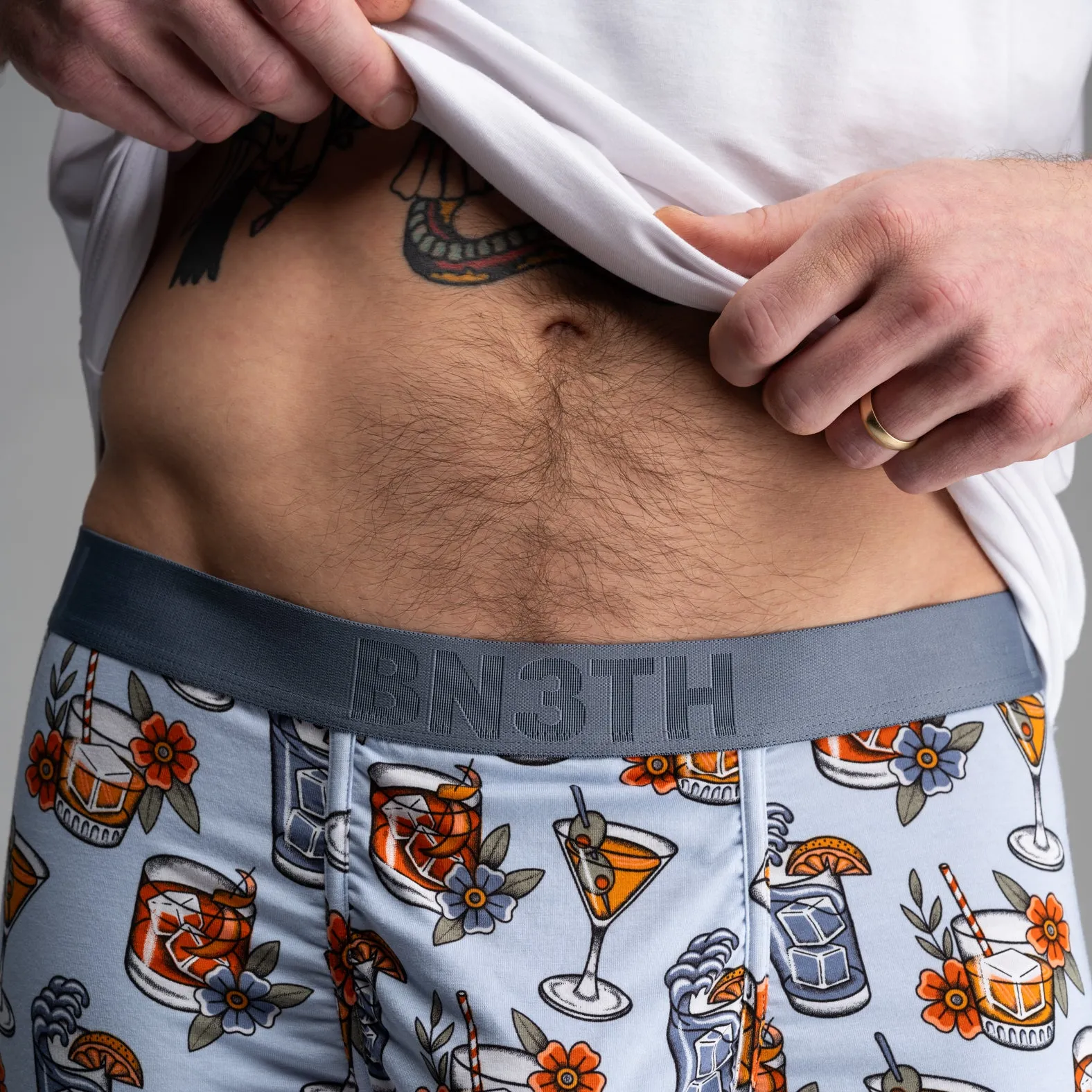 Essentials Boxer Brief: Prohibition - Blue sold by BN3TH product image thumbnail 4
