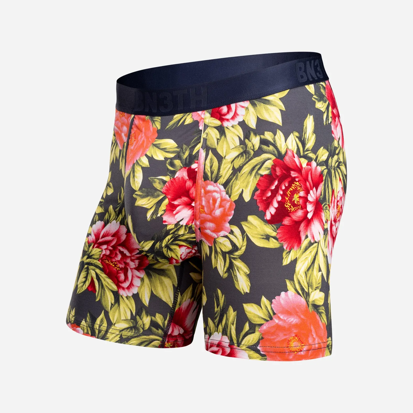 Essentials Boxer Brief: Nocturnal Bloom - Midnight sold by BN3TH