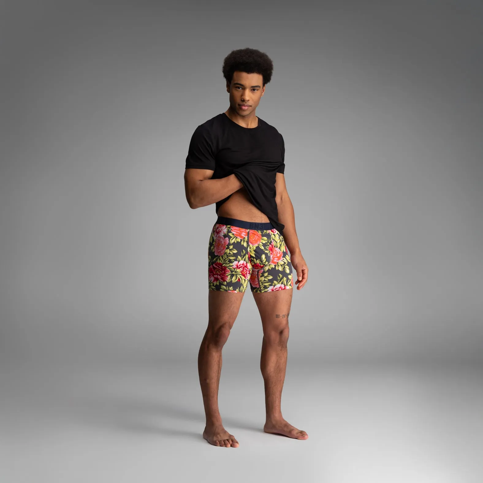 Essentials Boxer Brief: Nocturnal Bloom - Midnight sold by BN3TH product image thumbnail 5