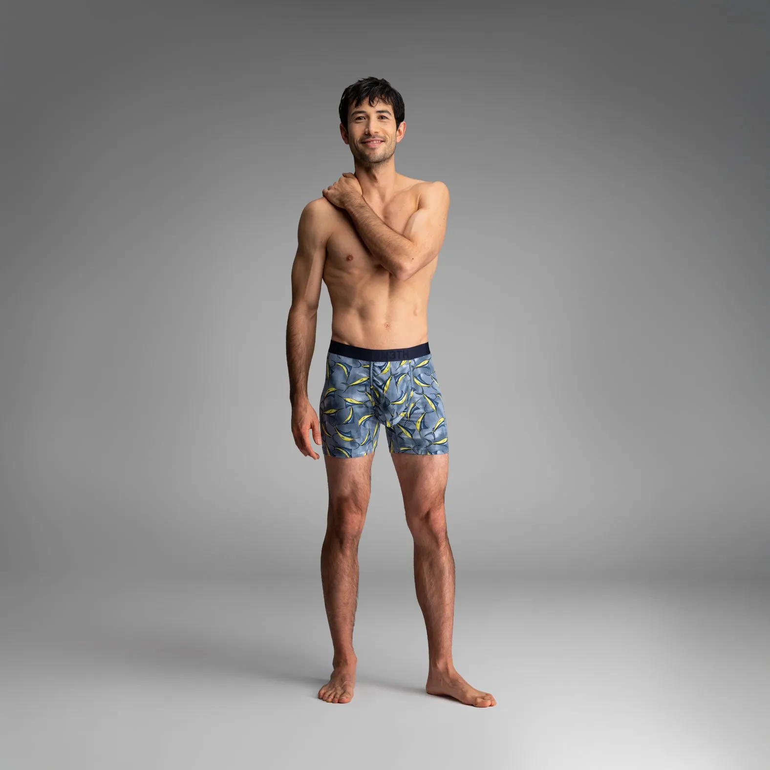 Essentials Boxer Brief: Deep Blue Strike - Mirage sold by BN3TH product image thumbnail 2
