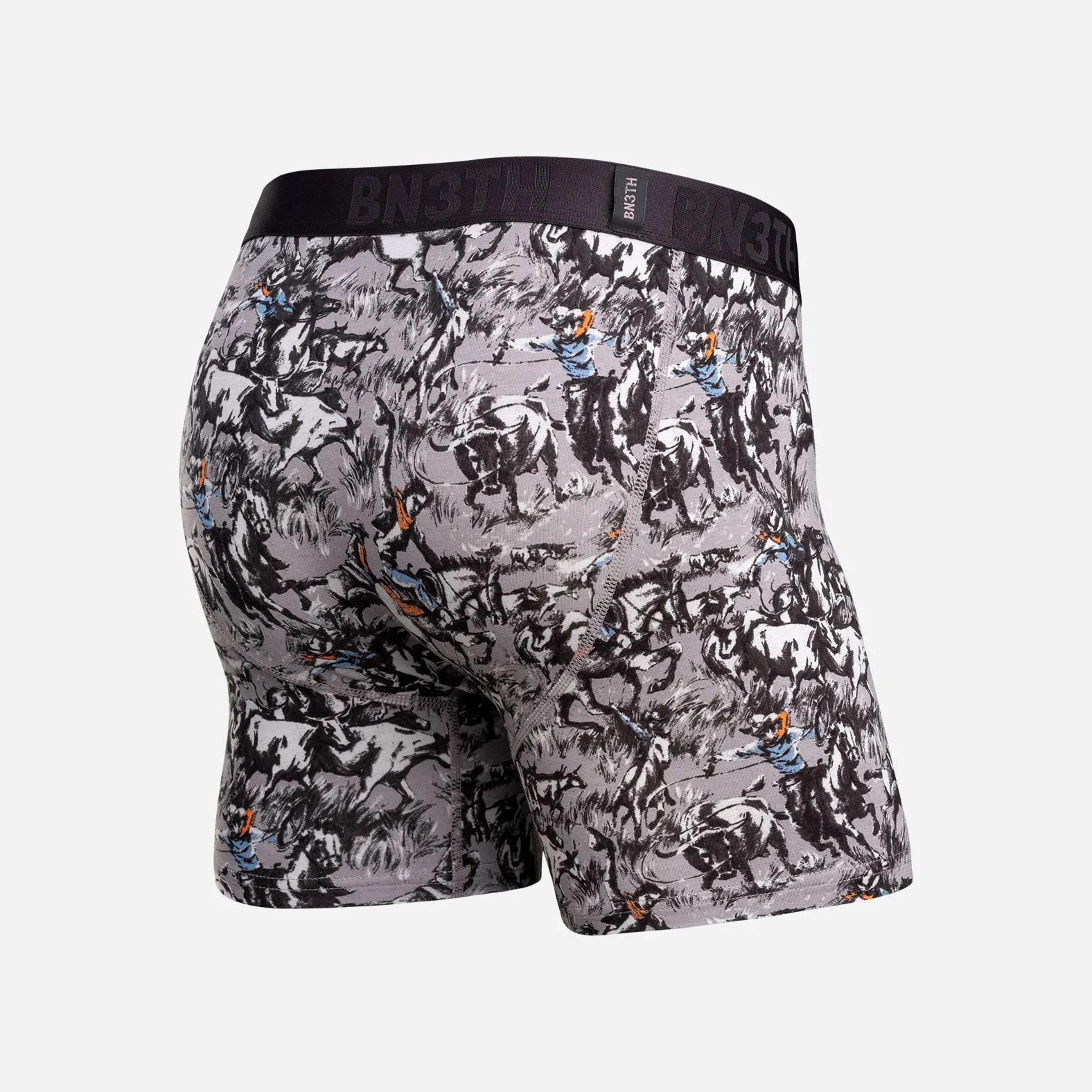 Essentials Boxer Brief: Prairie Dustup - Gray sold by BN3TH product image thumbnail 3