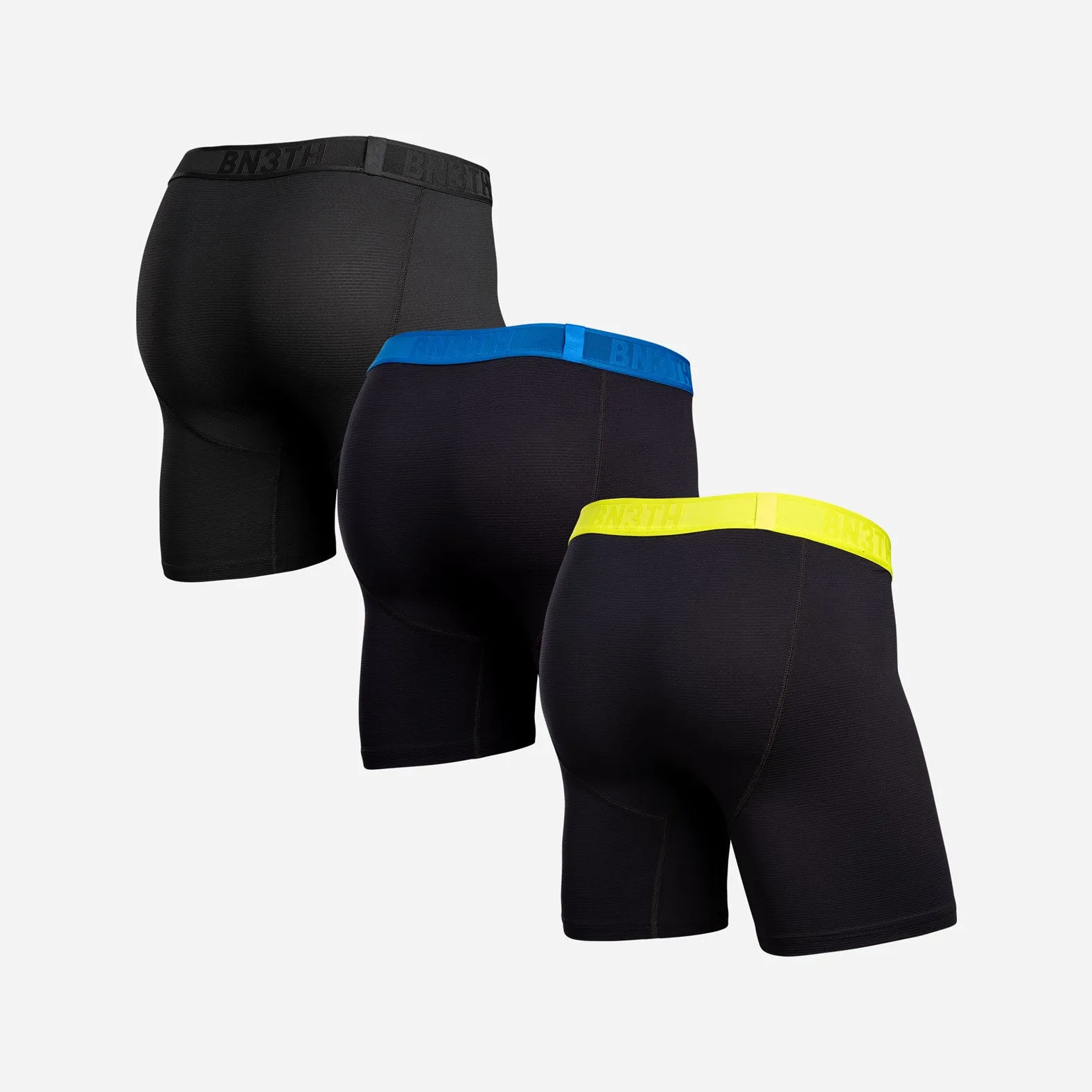 Pro Flex Boxer Brief: Black/Skydiver/Acid Lime 3 Pack sold by BN3TH product image thumbnail 3