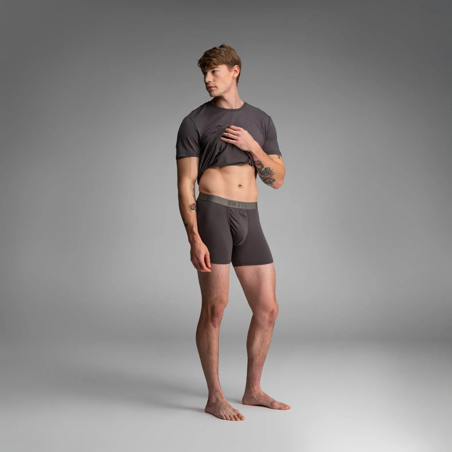 Essentials Crew T-Shirt : Smoke Green sold by BN3TH product image thumbnail 4