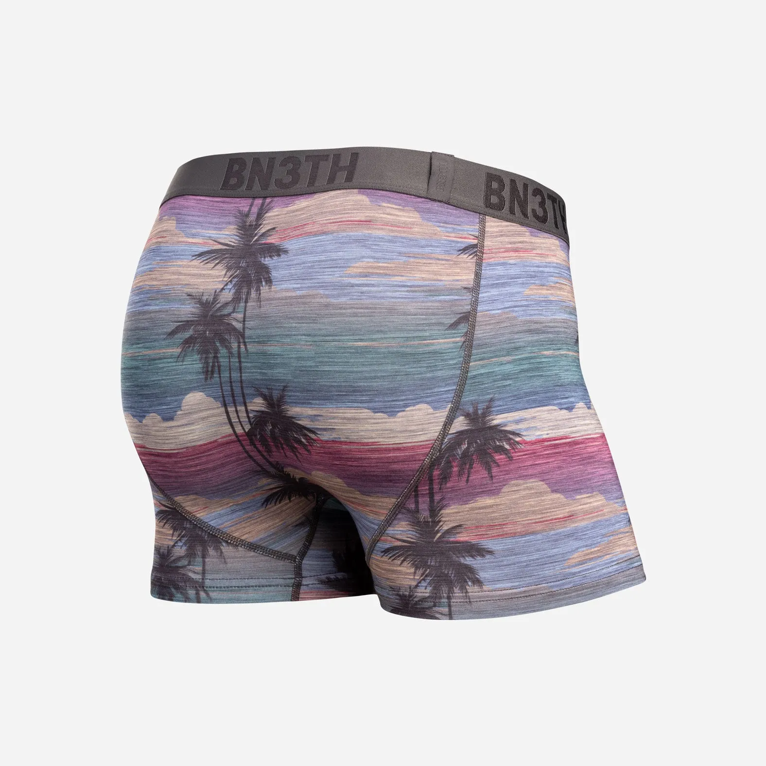 Classic Icon Trunk With Fly : Palm Tree Horizon - Heather sold by BN3TH product image thumbnail 3