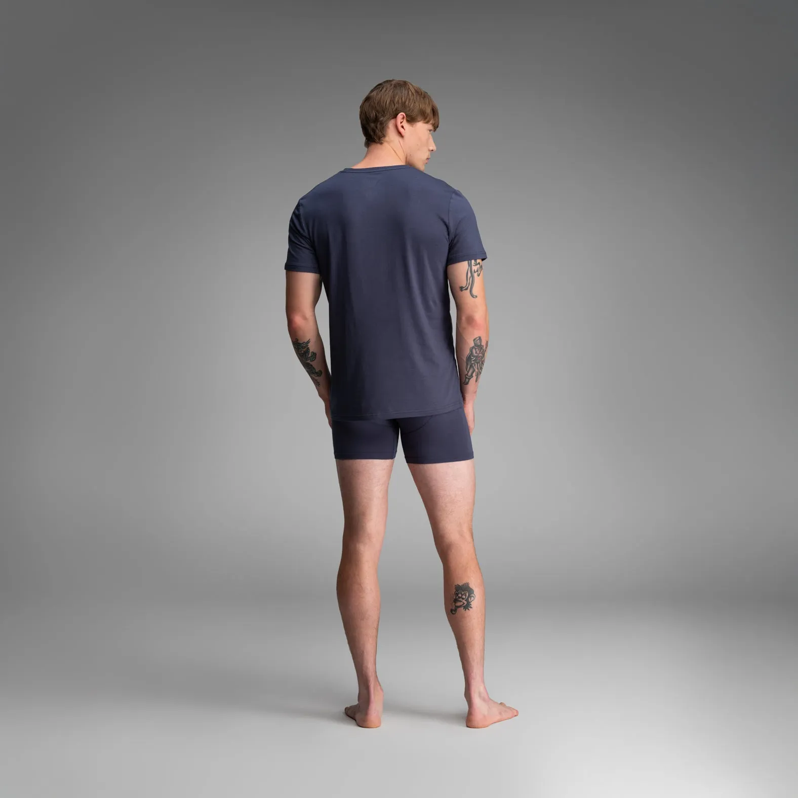 Essentials Crew T-Shirt : Midnight Navy sold by BN3TH product image thumbnail 5