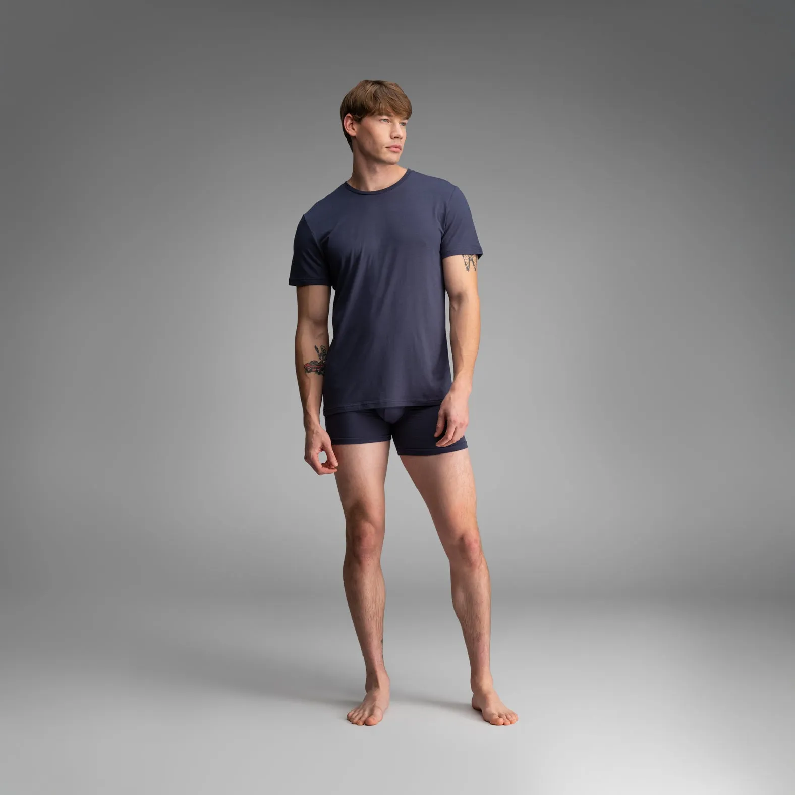 Essentials Crew T-Shirt : Midnight Navy sold by BN3TH product image thumbnail 2