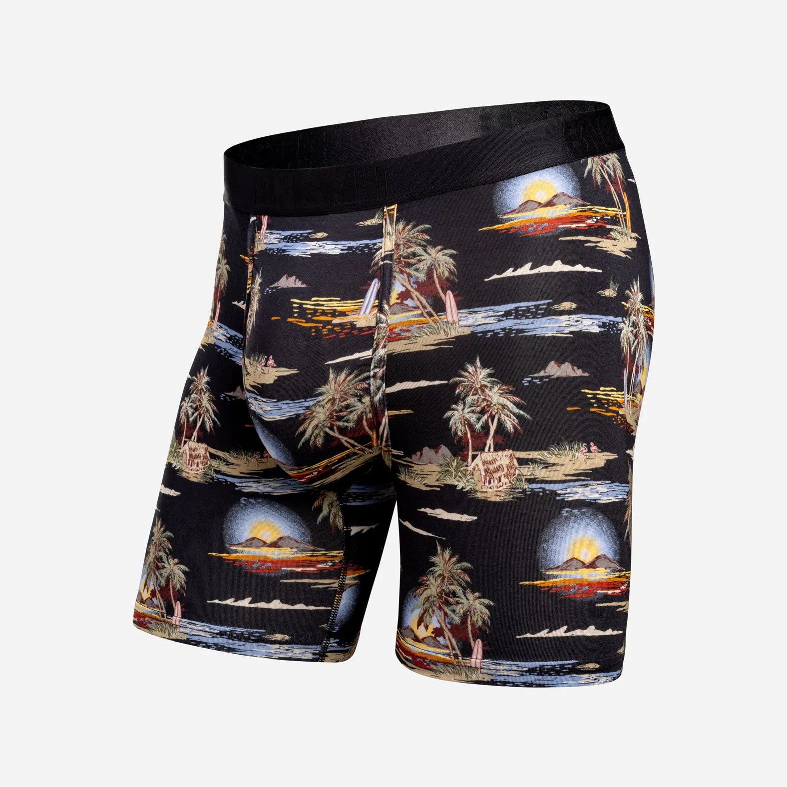 Classic Icon Boxer Brief: Tropical Landscape - Black sold by BN3TH