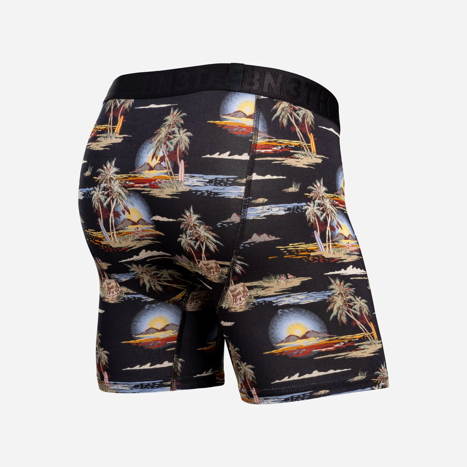 Classic Icon Boxer Brief: Tropical Landscape - Black sold by BN3TH product image thumbnail 3