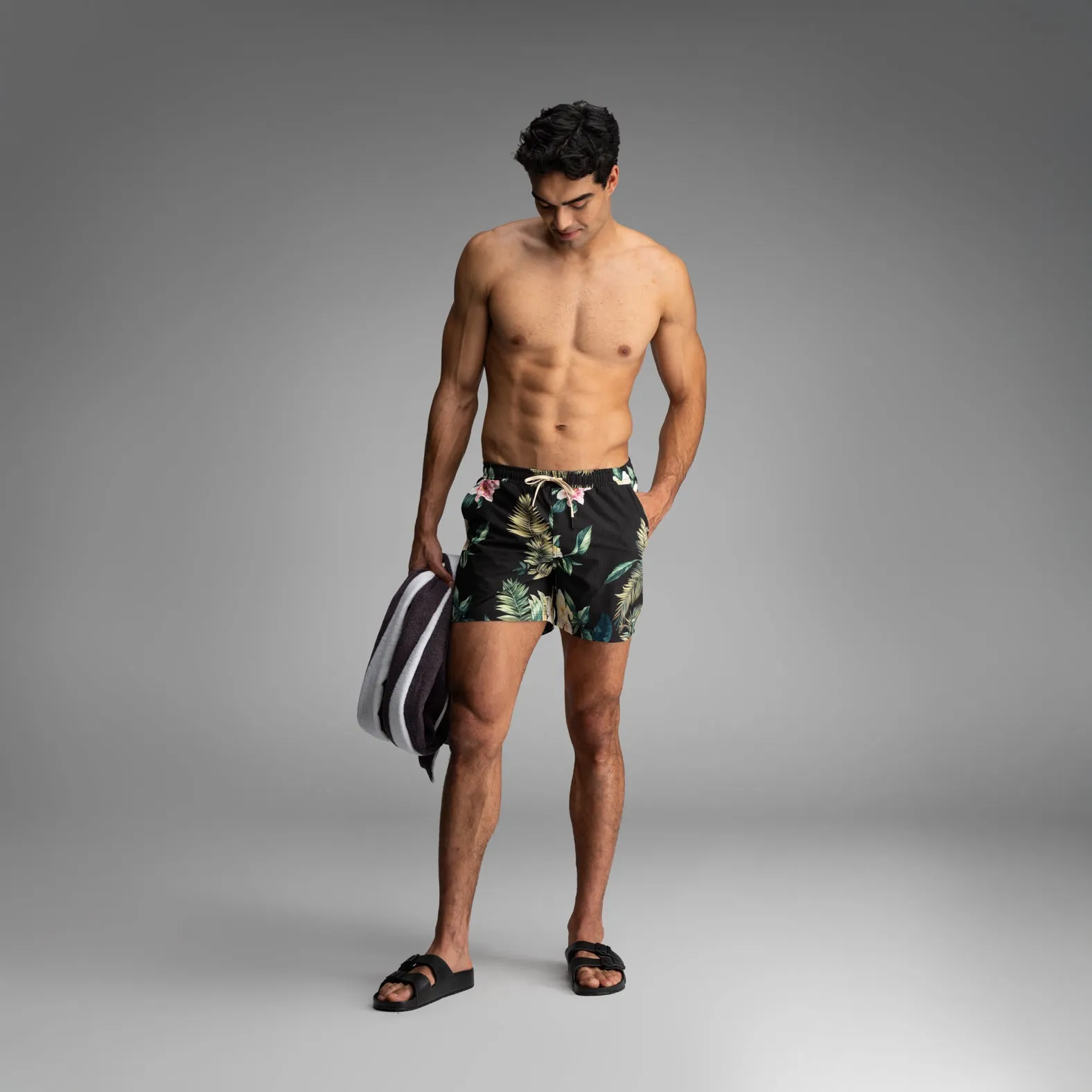 Wave 5" Swim Short 2N1: Magnolia Black sold by BN3TH product image thumbnail 2