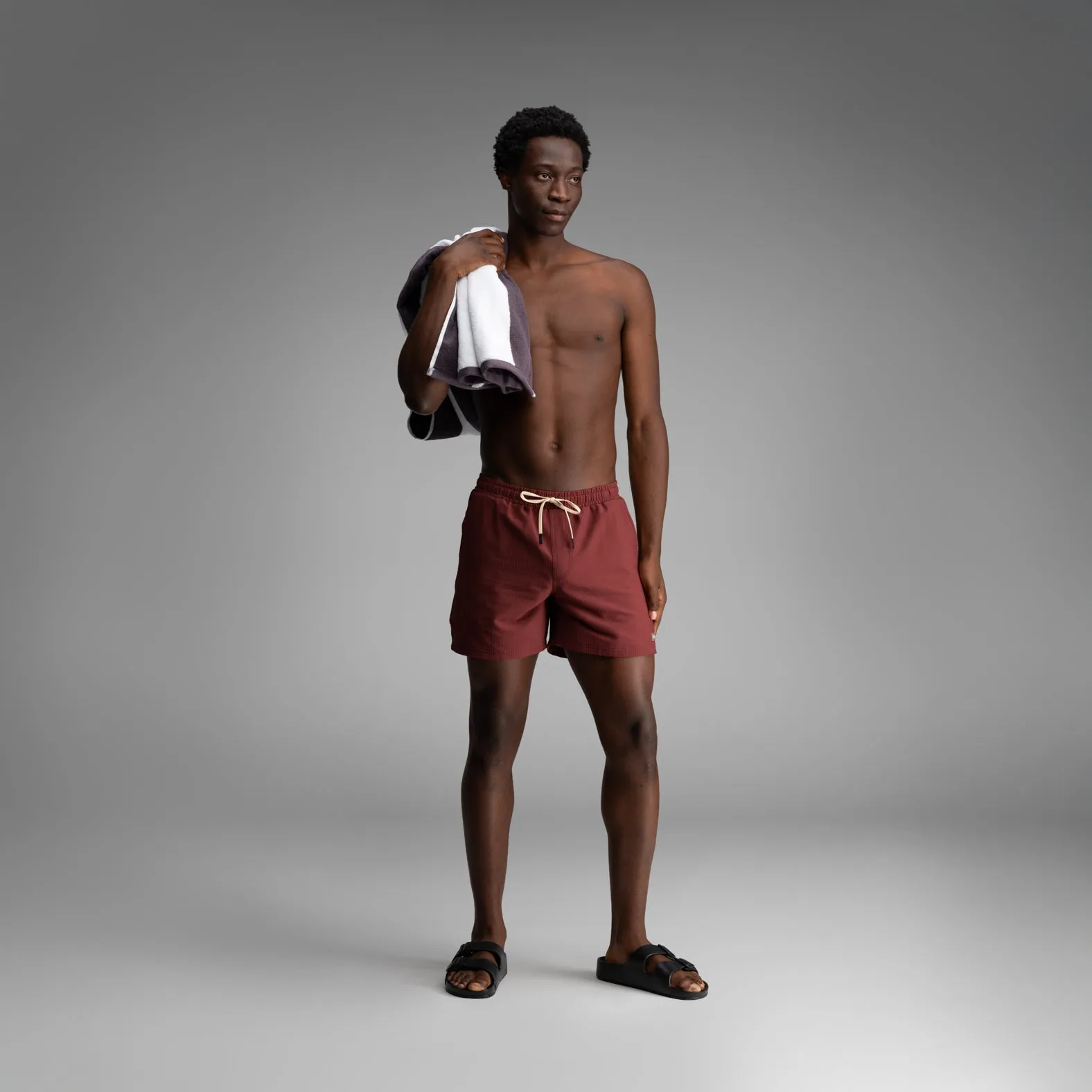 Wave 5" Swim Short 2N1: Red Mahogany sold by BN3TH product image thumbnail 2