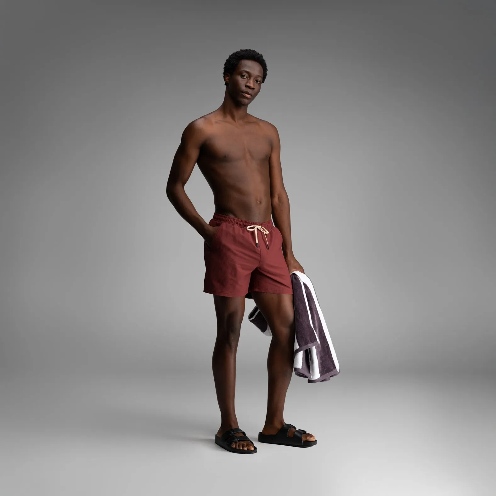 Wave 5" Swim Short 2N1: Red Mahogany sold by BN3TH product image thumbnail 5