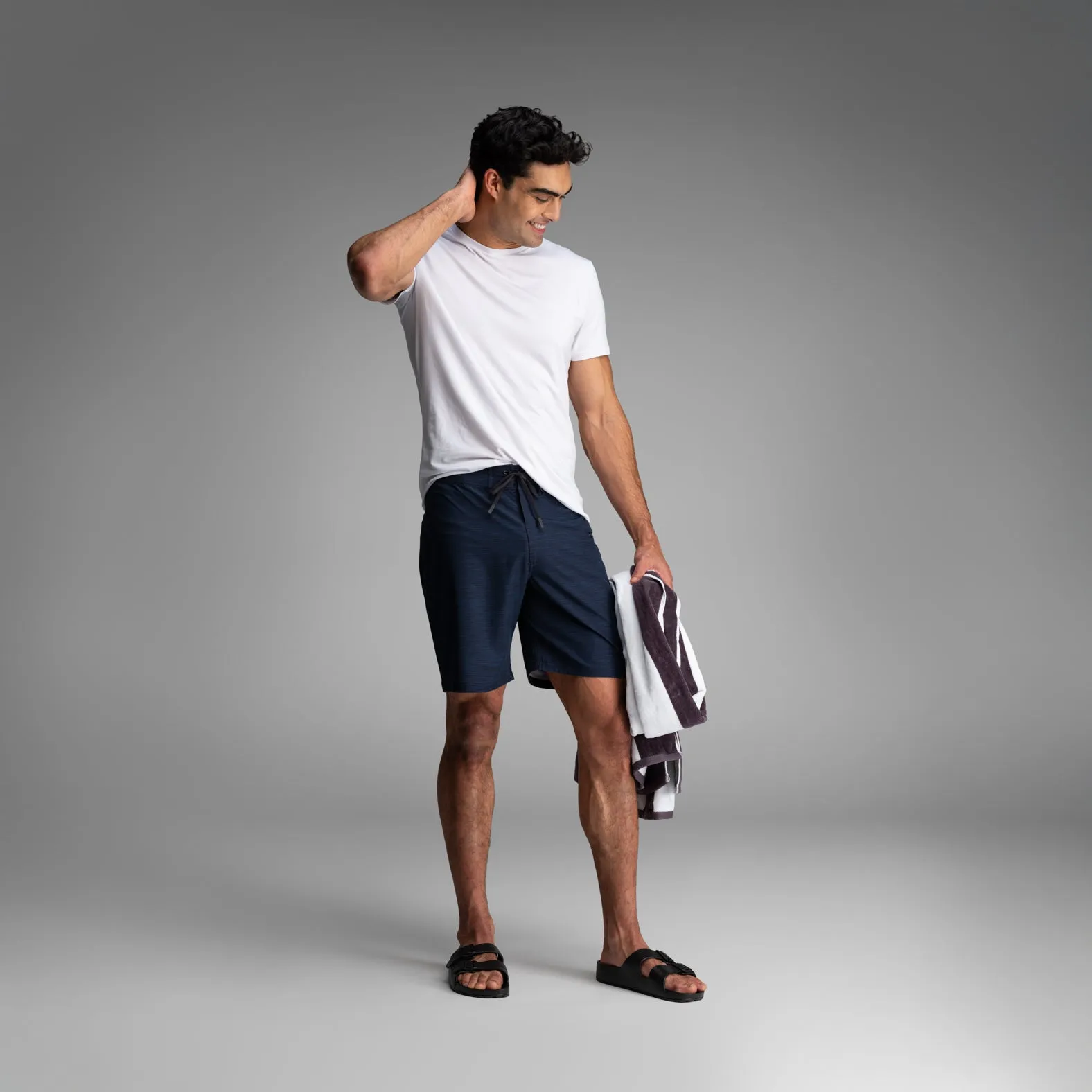 Hightide Boardshort 2N1 : Heather - Navy sold by BN3TH product image thumbnail 5