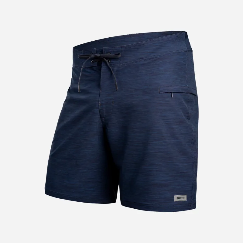 Hightide Boardshort 2N1 : Heather - Navy made by BN3TH