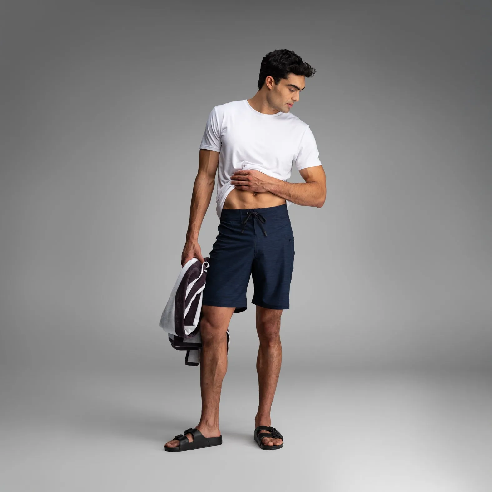 Hightide Boardshort 2N1 : Heather - Navy sold by BN3TH product image thumbnail 2