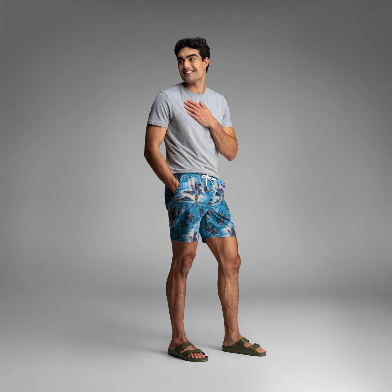 Shoreline 7" Short 2N1: Vintage Tropics - Sand sold by BN3TH product image thumbnail 5