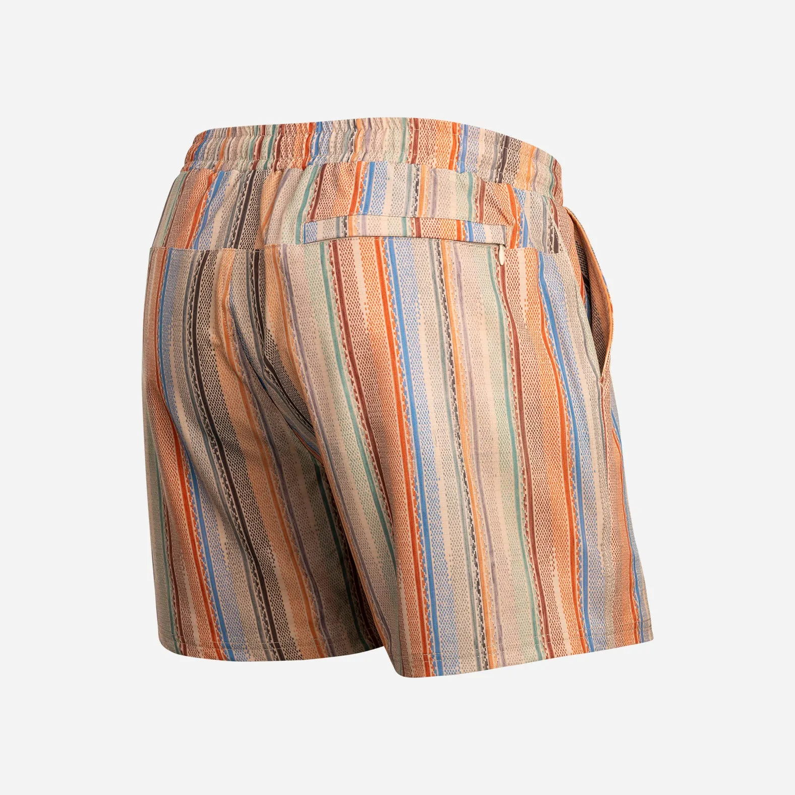 Shoreline 5" Short 2N1: Ikat Stripe - Beige sold by BN3TH product image thumbnail 3
