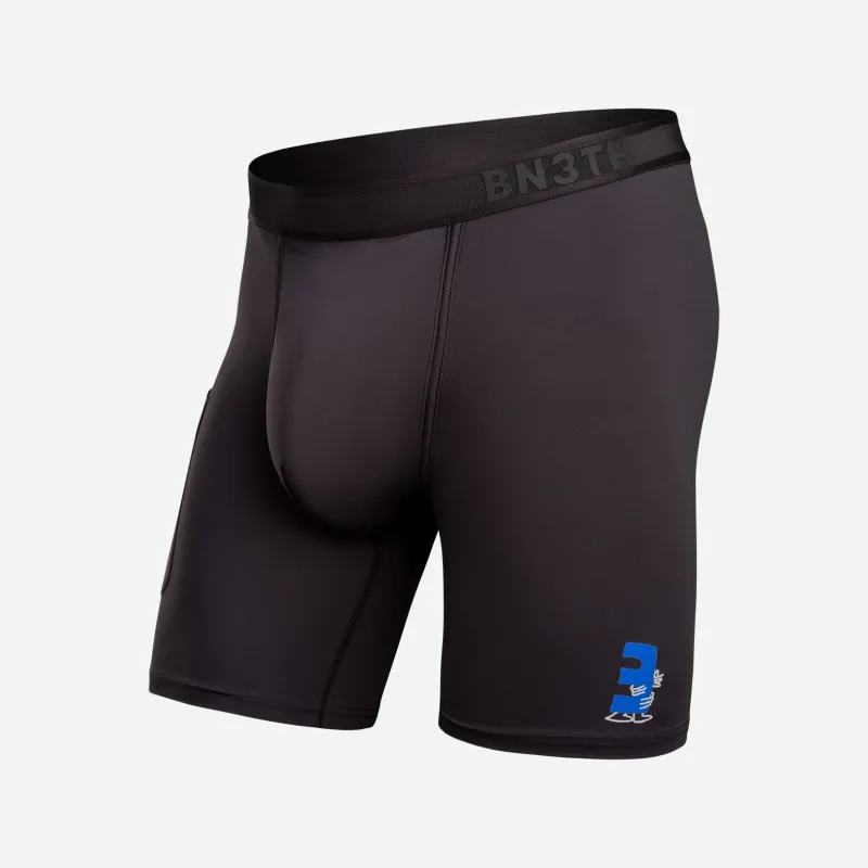 Pro Ultra Liner Short With Pocket: Lucas Beaufort - Black made by BN3TH