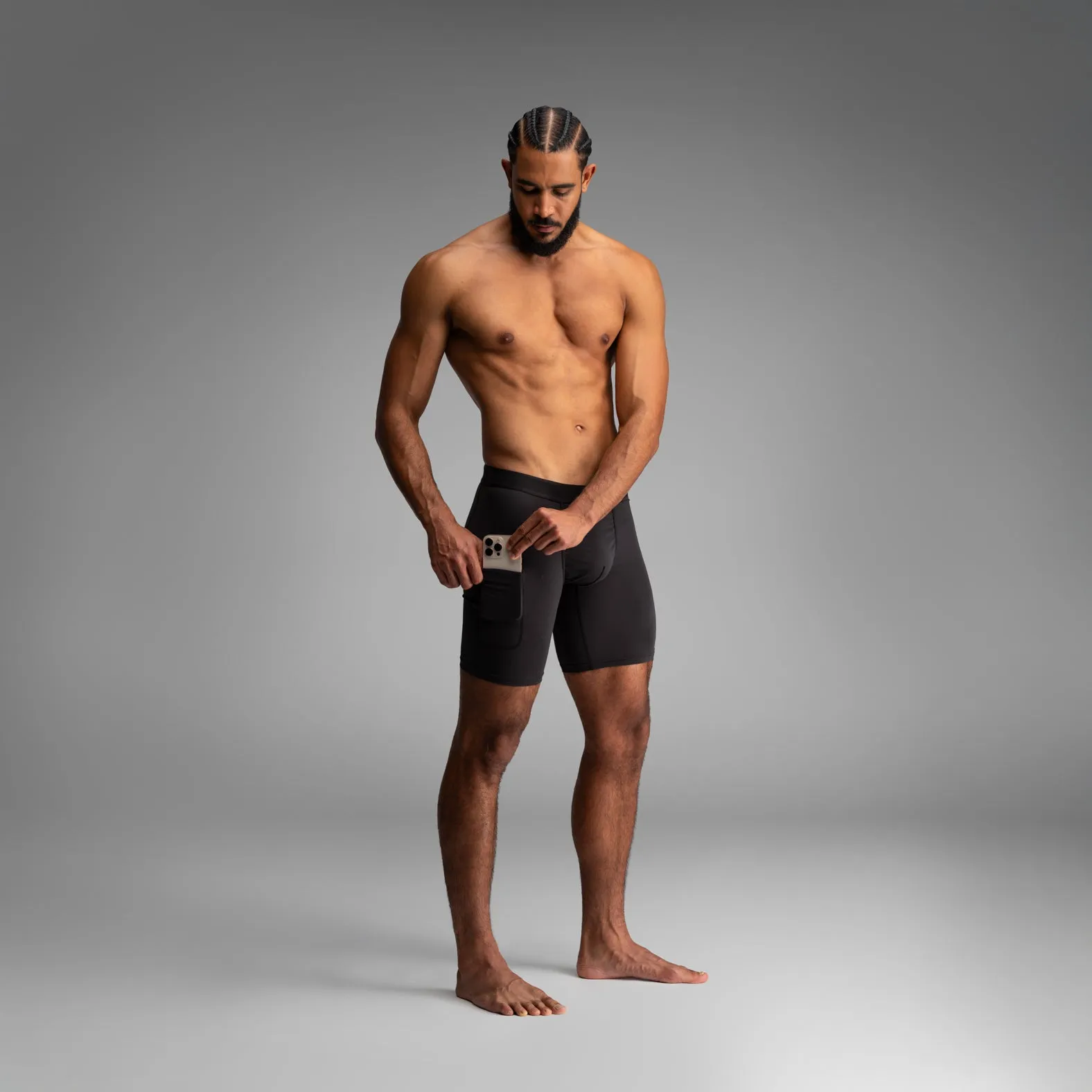 Pro Ultra Liner Short With Pocket: Lucas Beaufort - Black sold by BN3TH product image thumbnail 4