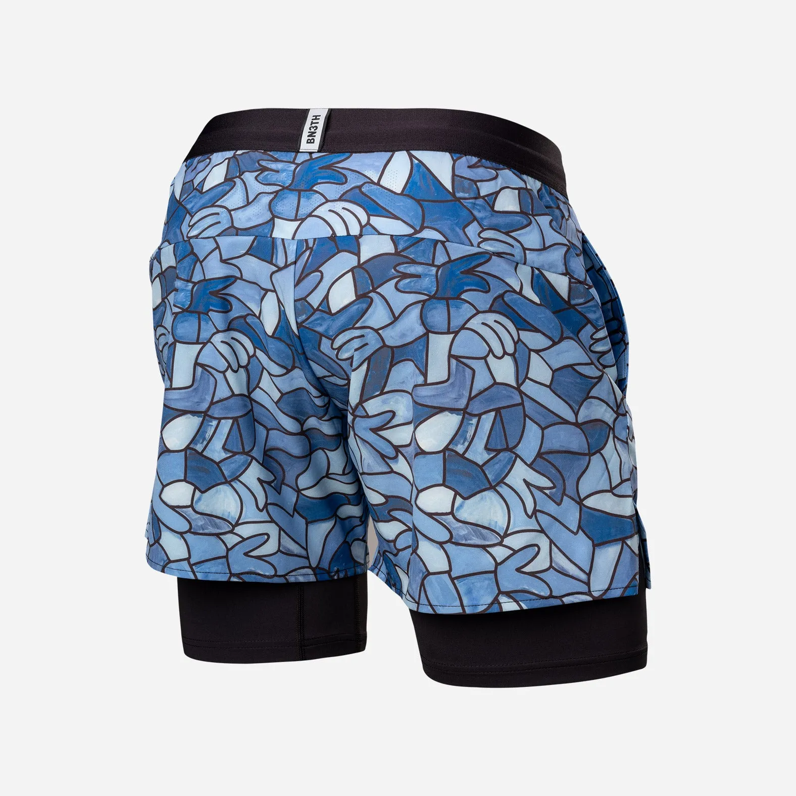 Session 2N1 Training Short 5" : Lucas Beaufort - Paint Blue sold by BN3TH product image thumbnail 3