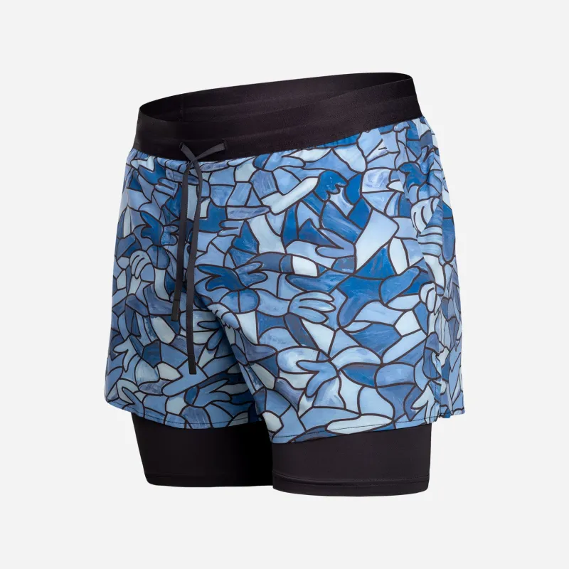 Session 2N1 Training Short 5" :  Lucas Beaufort - Paint Blue made by BN3TH