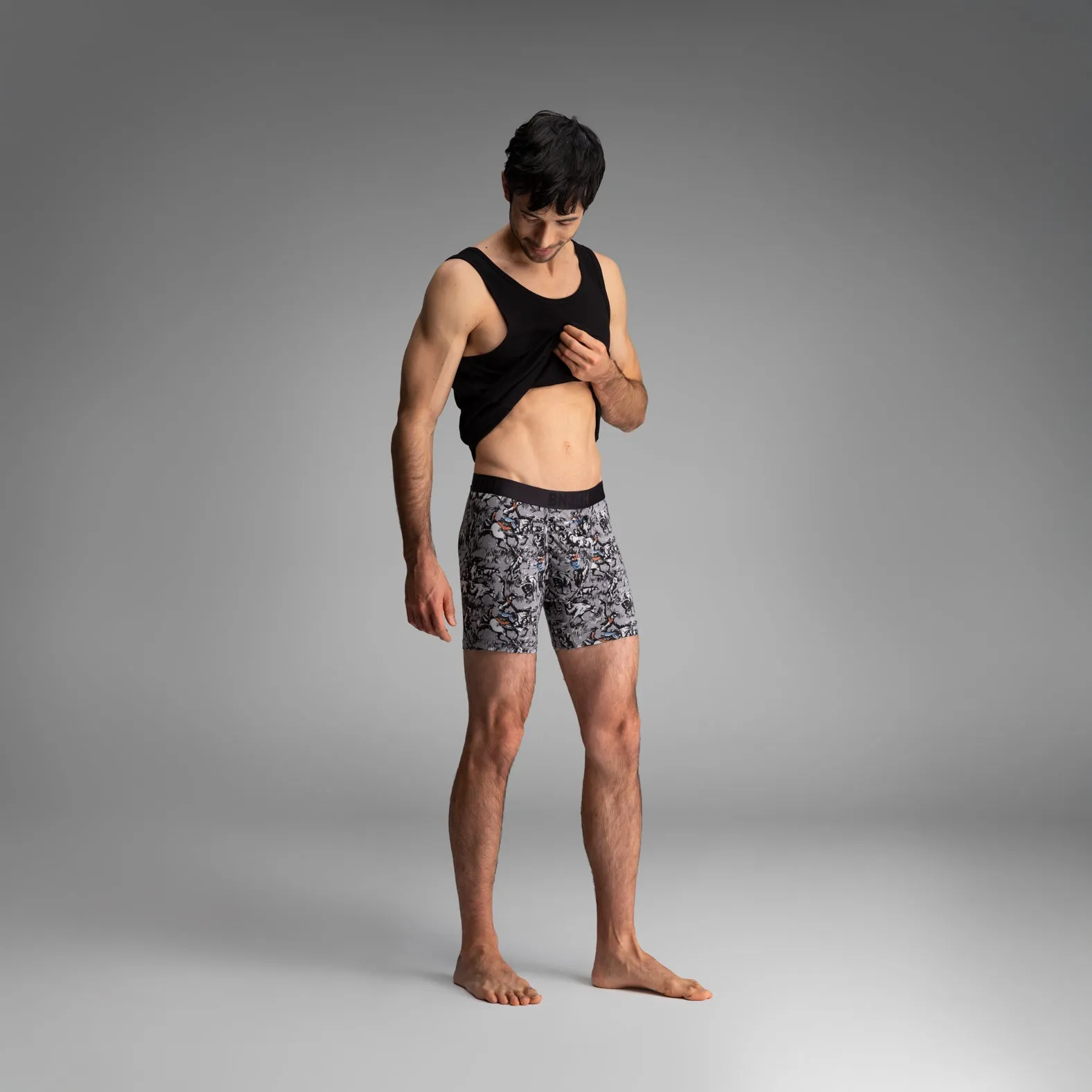 Essentials Boxer Brief : Prairie Dust Up/Heather Grey/Black 3 Pack sold by BN3TH product image thumbnail 3