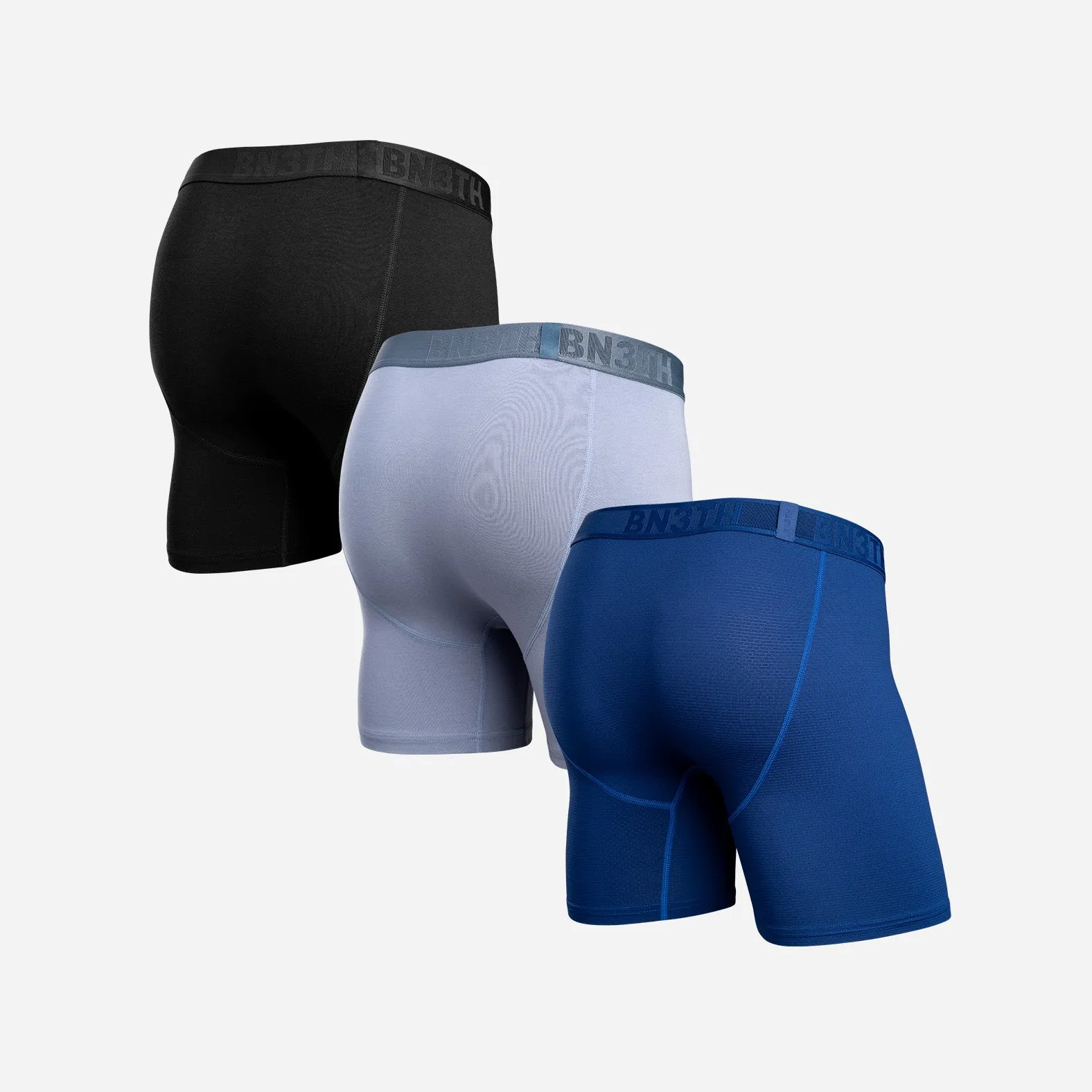 Everyday Blue Bundle: Essentials & Pro Flex Boxer Brief 3 Pack sold by BN3TH product image thumbnail 4