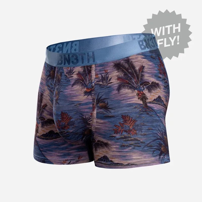 Classic Icon Trunk With Fly : Vintage Tropics - Heather Fog made by BN3TH