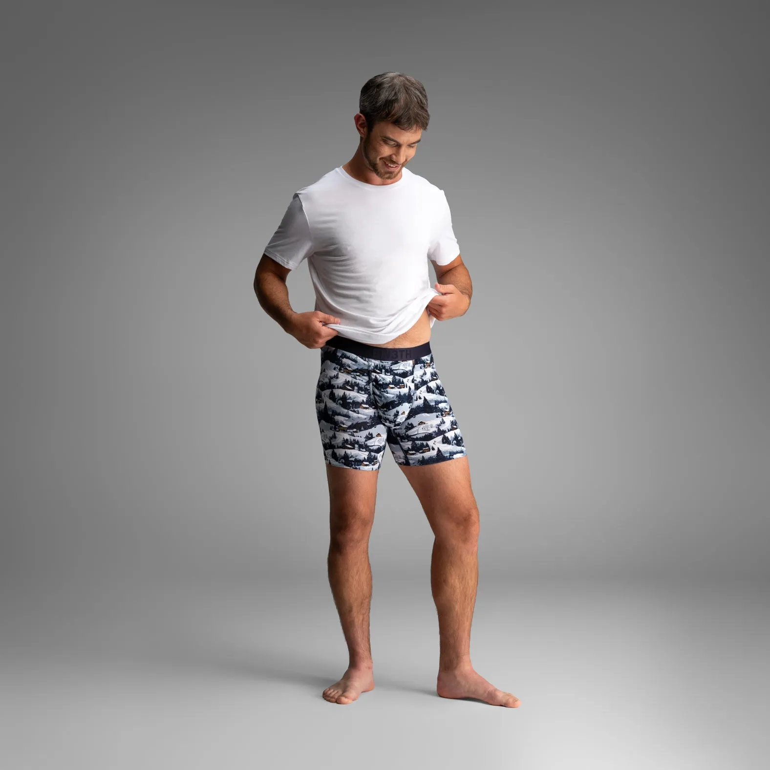 Essentials Boxer Brief: Midnight Navy/Winter Town 2 Pack sold by BN3TH product image thumbnail 5