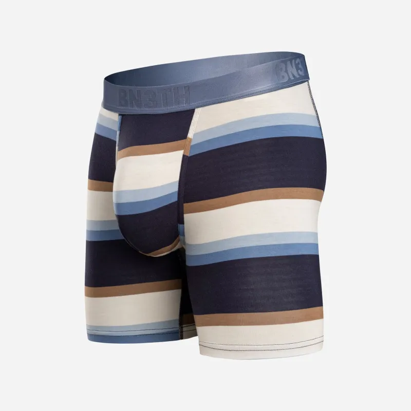 Essentials Boxer Brief: Retro Wide Stripe - Dark Navy made by BN3TH